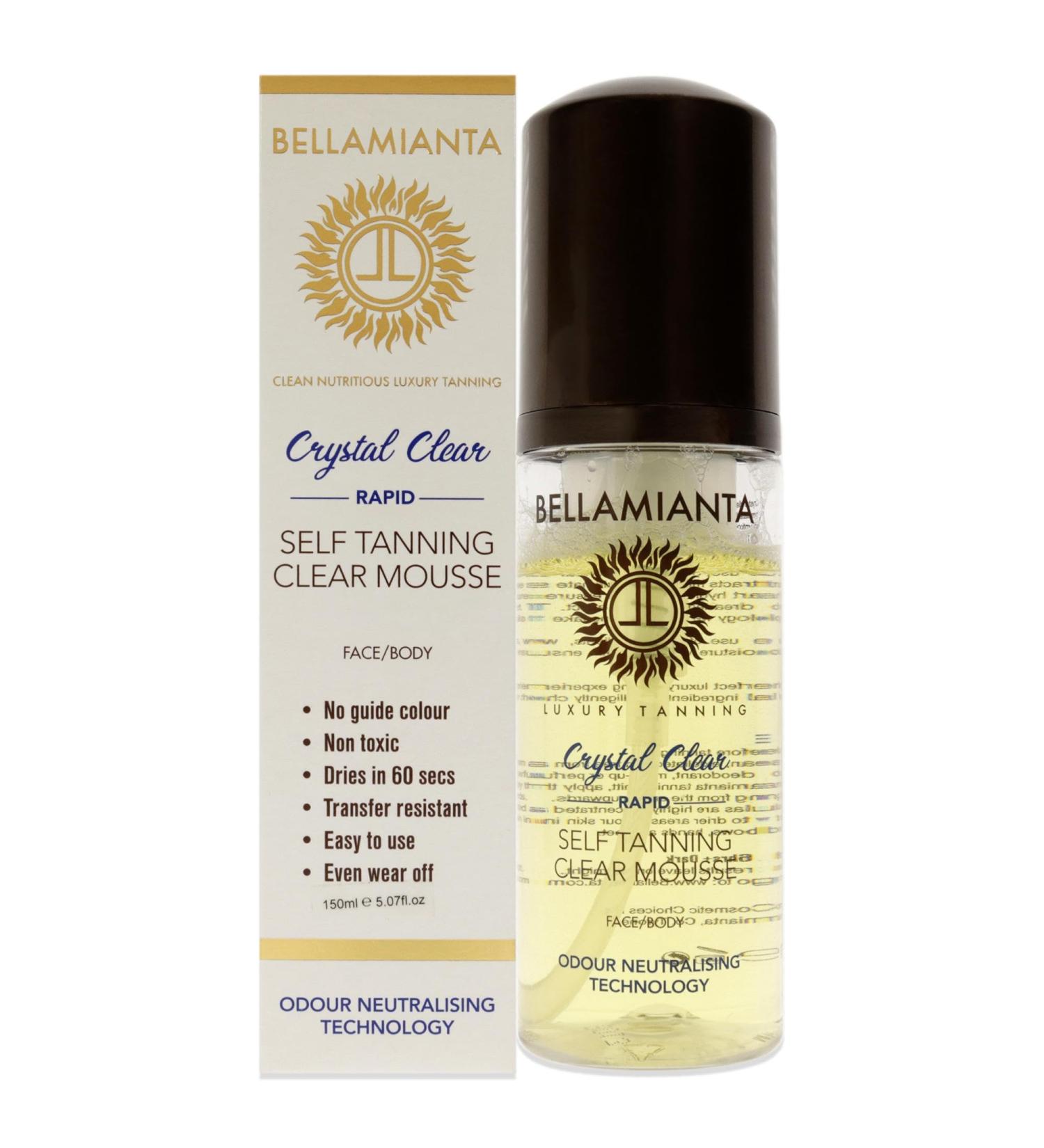 Rapid Self-Tanning Mousse - Crystal Clear for Women - 5.07 oz Bronzer | Best Instant Tan Solution - Buy Online on GoSupps.com