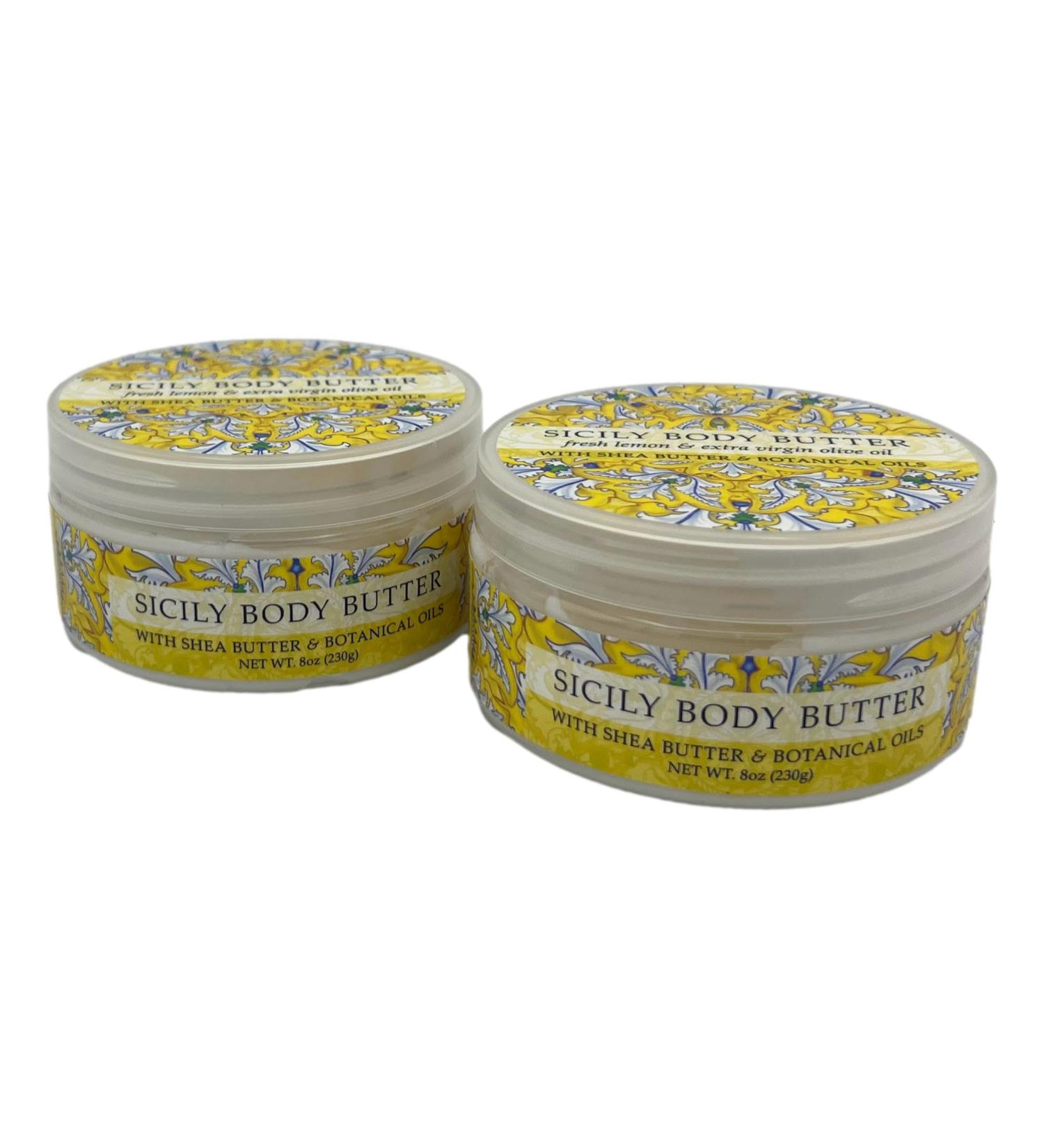 Greenwich Bay Trading Company Sicily Body Butter Set of 2-8 Ounce Jars