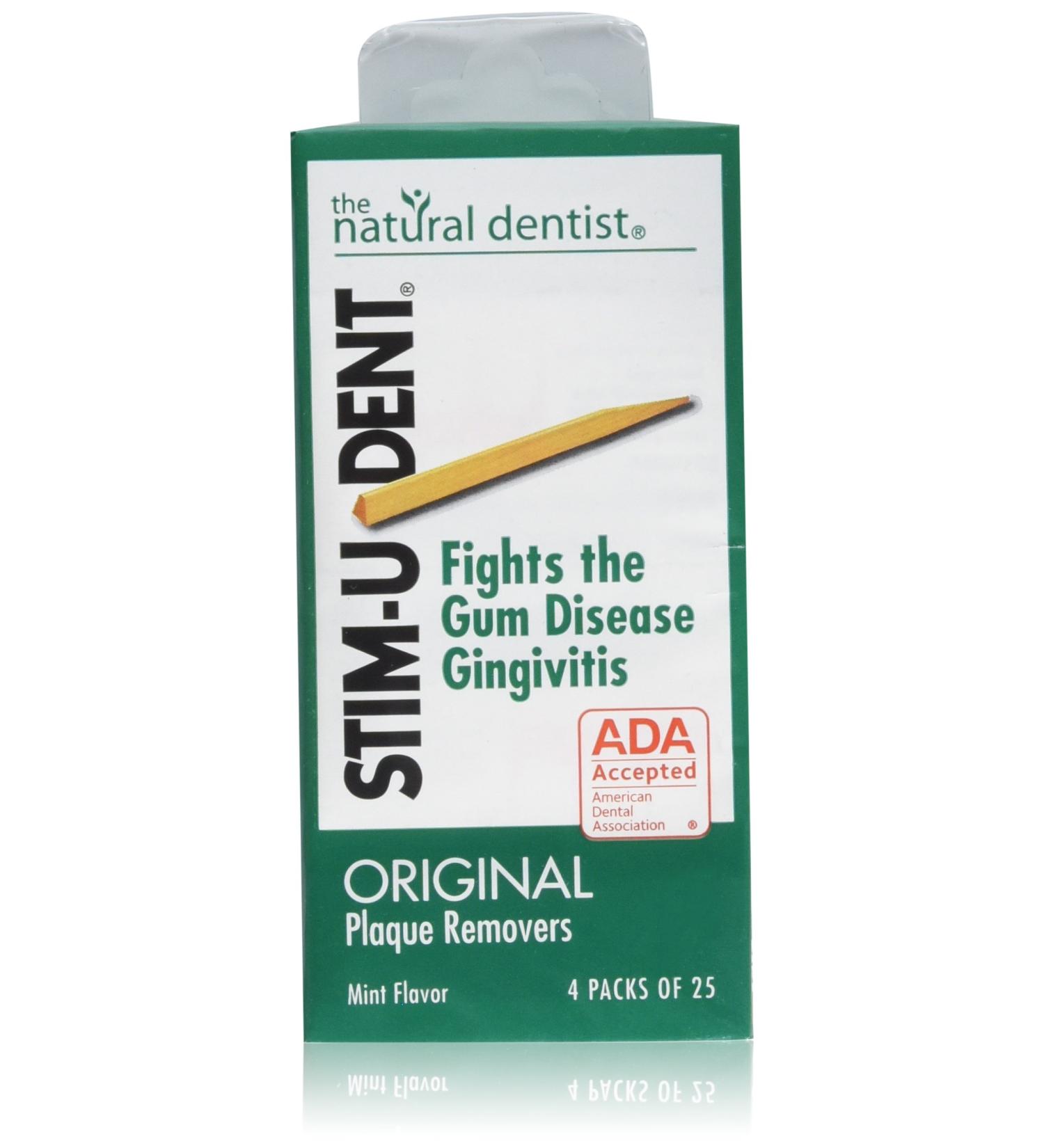 Stim-U-Dent Dental Picks - Mint Flavor 100 Count (Pack of 6) | Buy Online for International Shipping - Buy Online on GoSupps.com