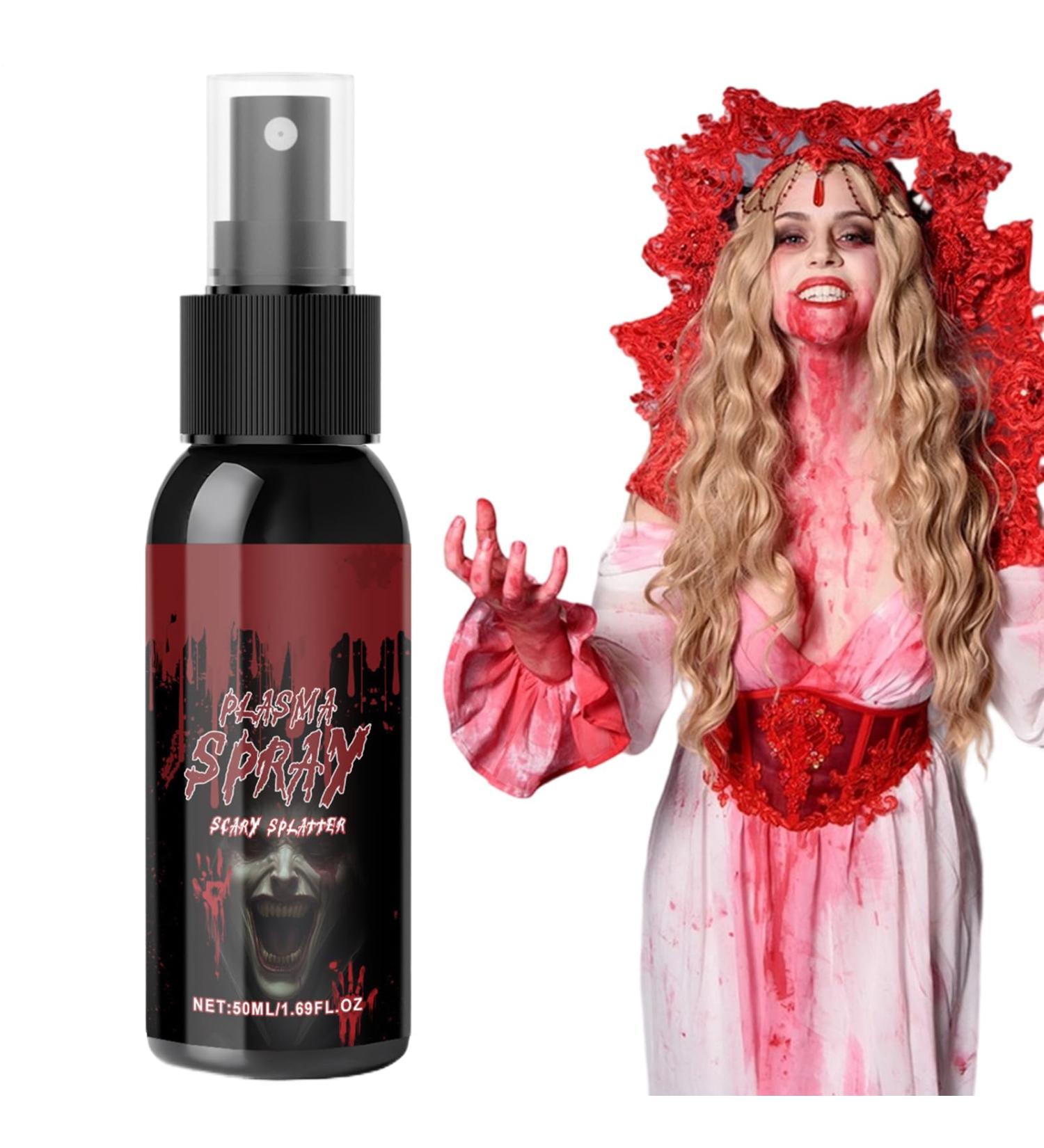  G n rique Artificial Blood for Halloween - Washable Artificial Blood Makeup for Halloween Parties | 50ml Body Paint for Costumes Face Makeup Clothing Zombie Vampire Fancy Dress for Adults and Children - Buy Online on GoSupps.com