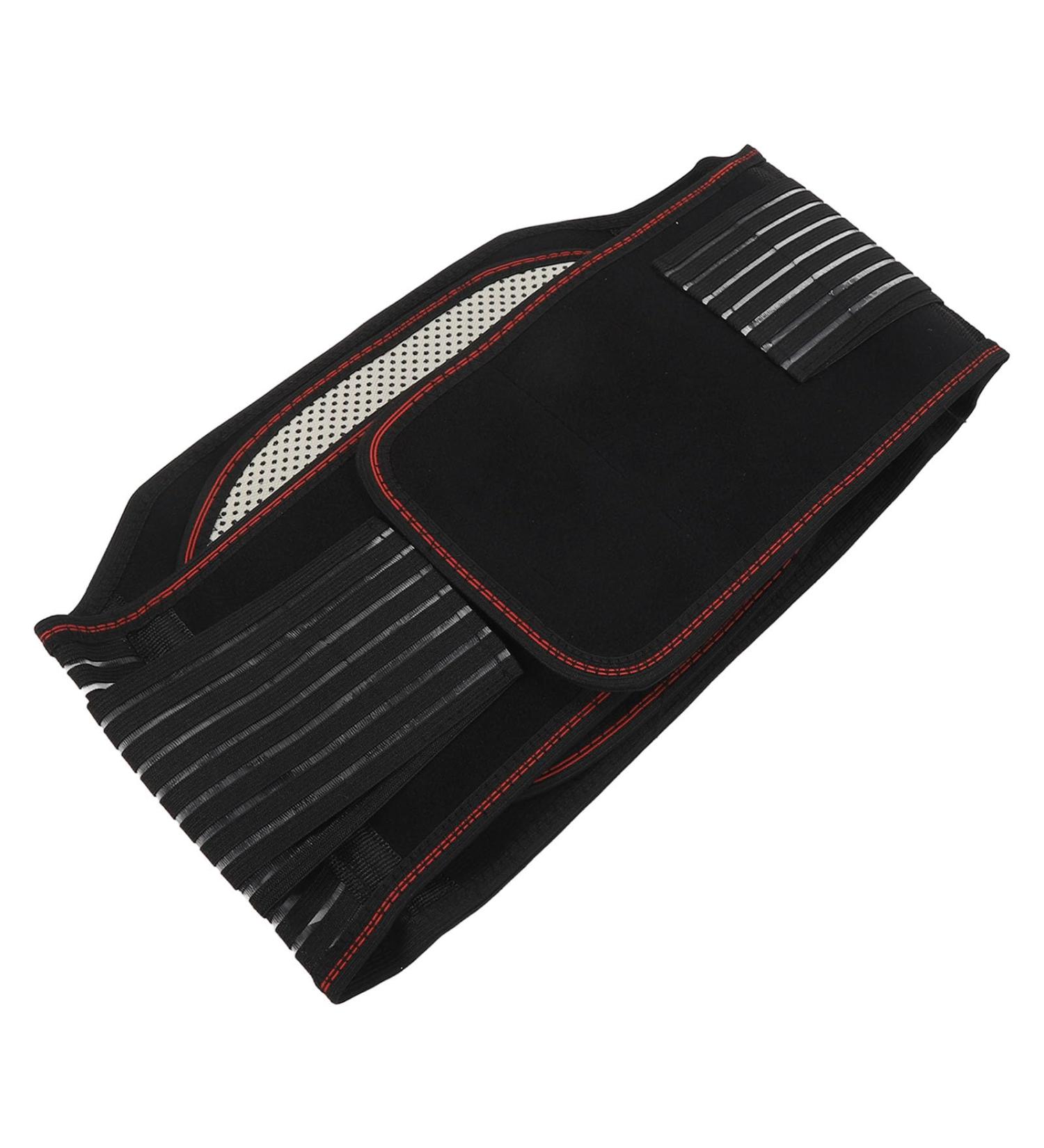 Thermal Lower Back Support - Adjustable Magnetic Lumbar Support with 5 Steel Plates Comfortable & Removable - Buy Online on GoSupps.com