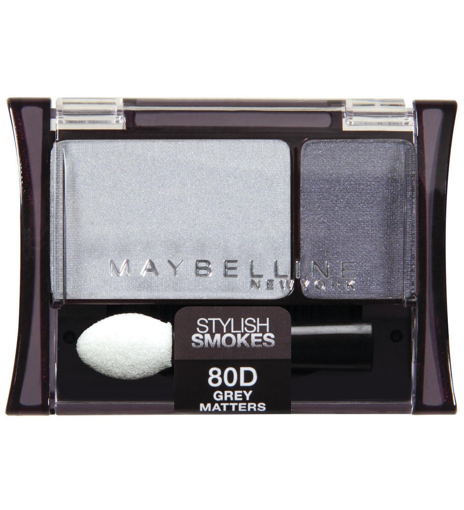 Maybelline New York Expert Wear Eyeshadow Duos  80d Grey Matters Stylish Smokes  0.08 Ounce