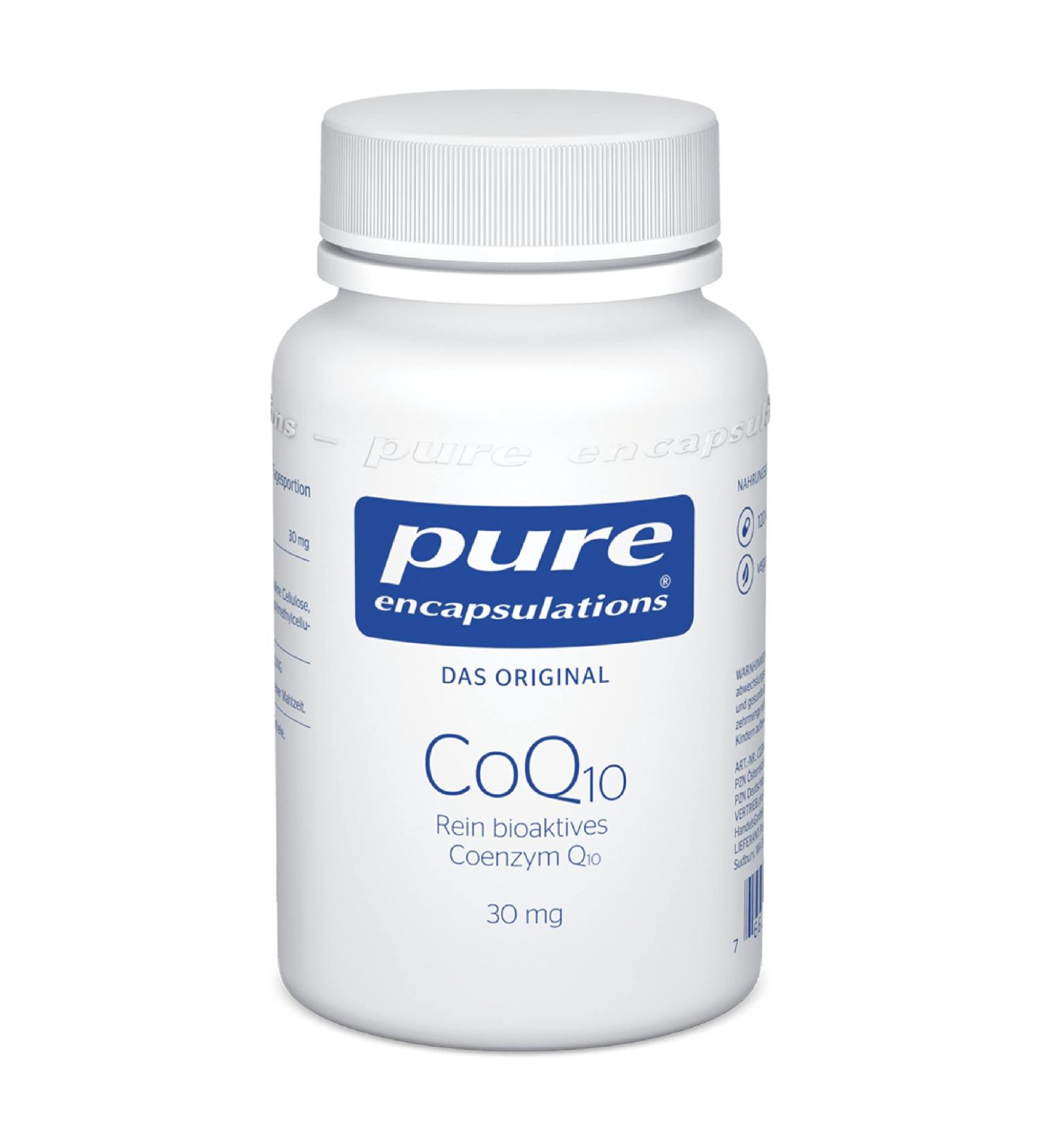 Pure Encapsulations CoQ10 30mg - Bioactive Coenzyme Q10 - 120 Capsules - Boost Energy & Heart Health - Buy Online on GoSupps.com