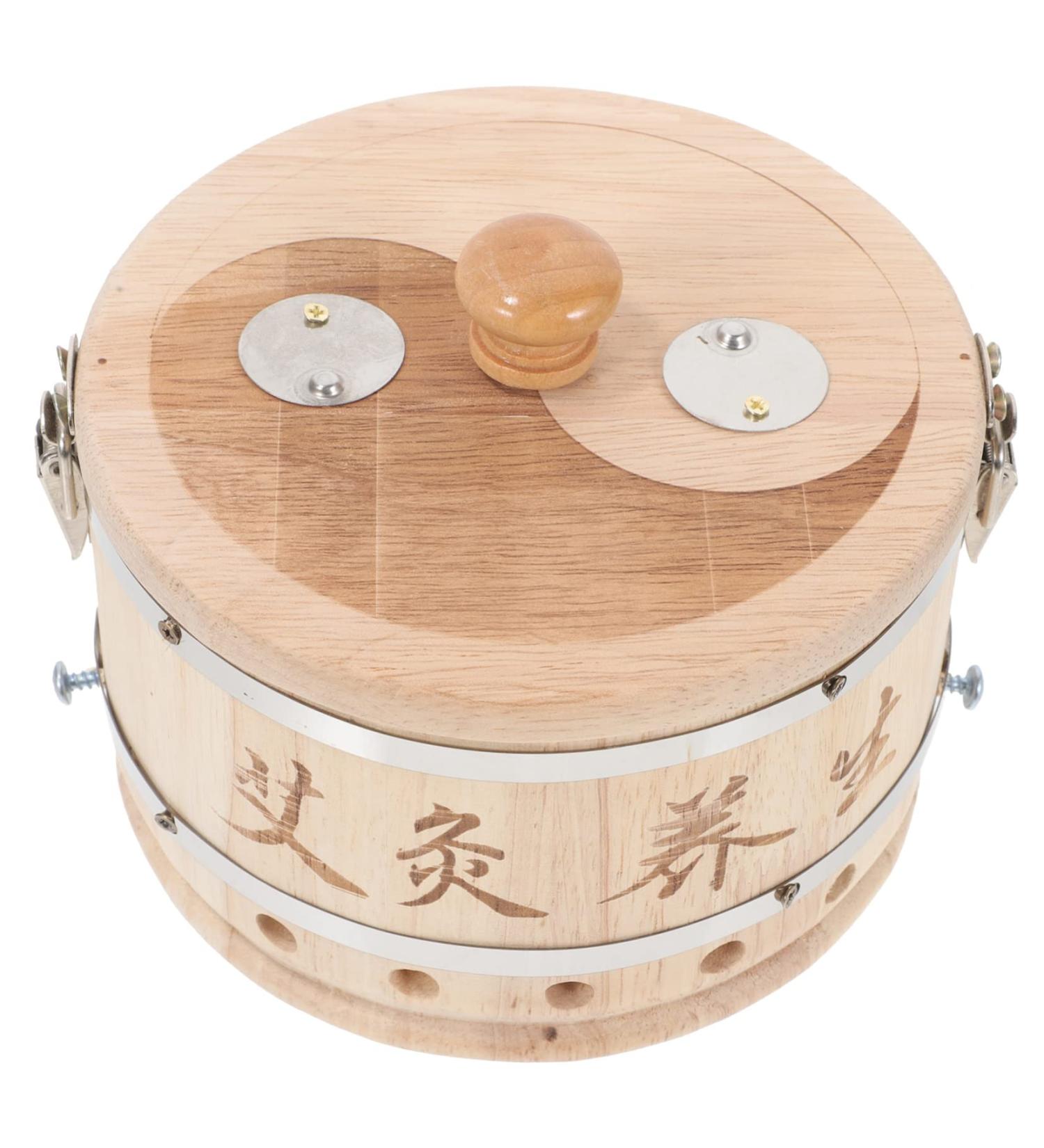 Buy Solustroen Moxibustion Box - Premium Wooden & Metal Moxa Holder & Sticks for Whole Body Treatment - International Shipping Available - Buy Online on GoSupps.com