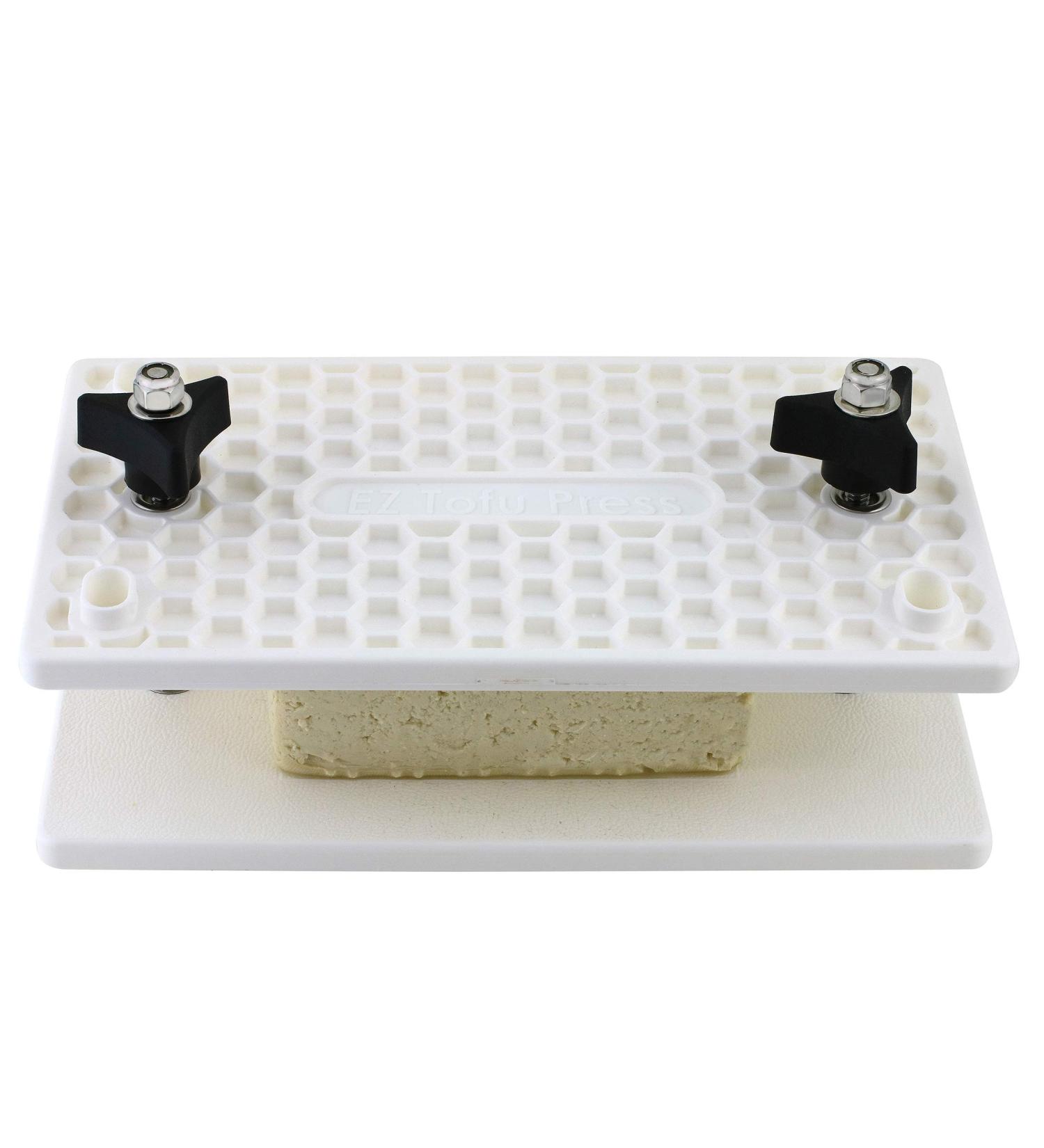 EZ Tofu Press Removes Water From Tofu in 15 minutes Provides Better Flavor Absorbtion Original version - Buy Online on GoSupps.com