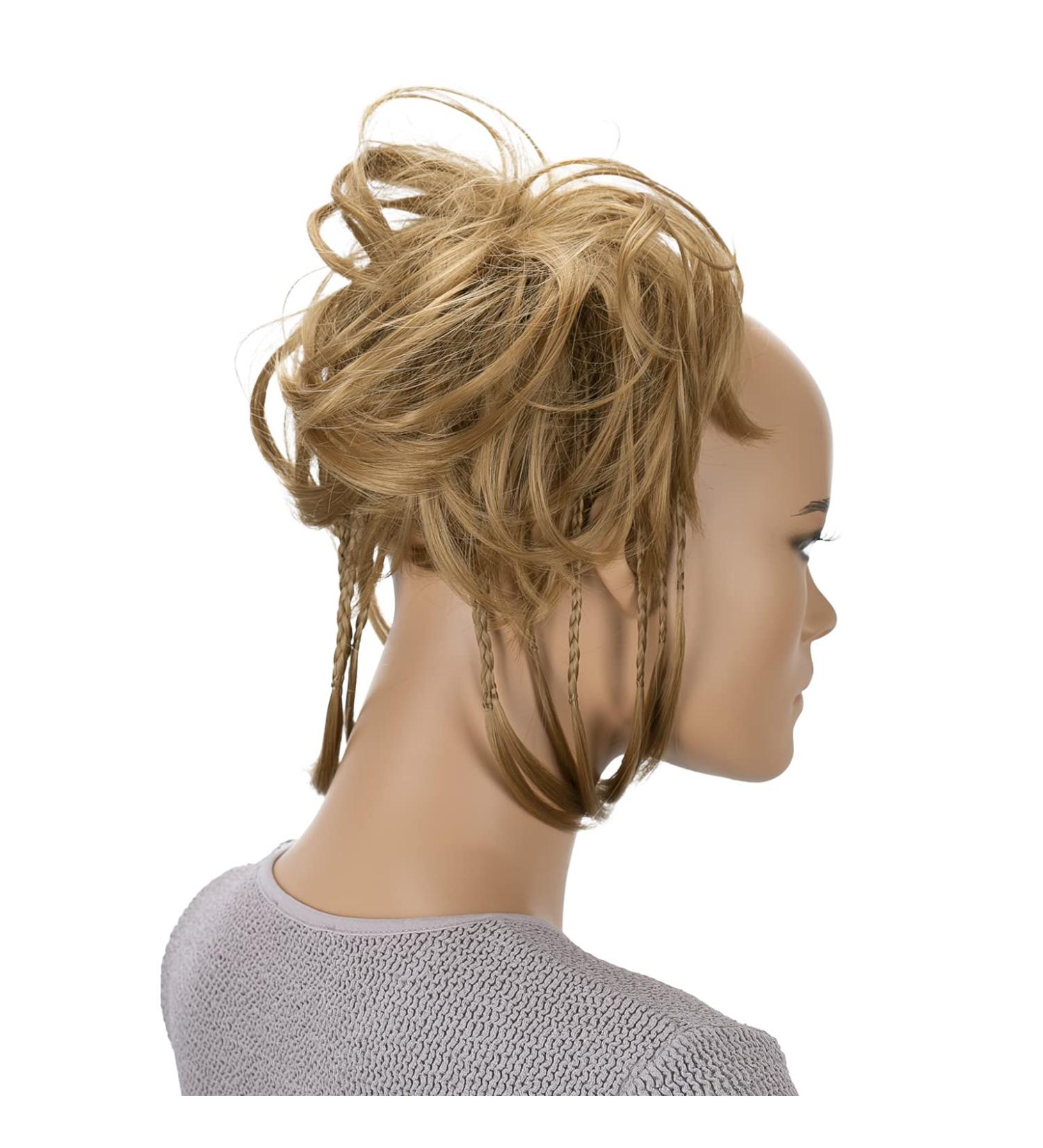 CAISHA XXL Hair Part Hair Gum Daisy Dutt | Wavy Synthetic Fiber Heat-Resistant | Honeyblond & Braided Styles - Shop Internationally! - Buy Online on GoSupps.com