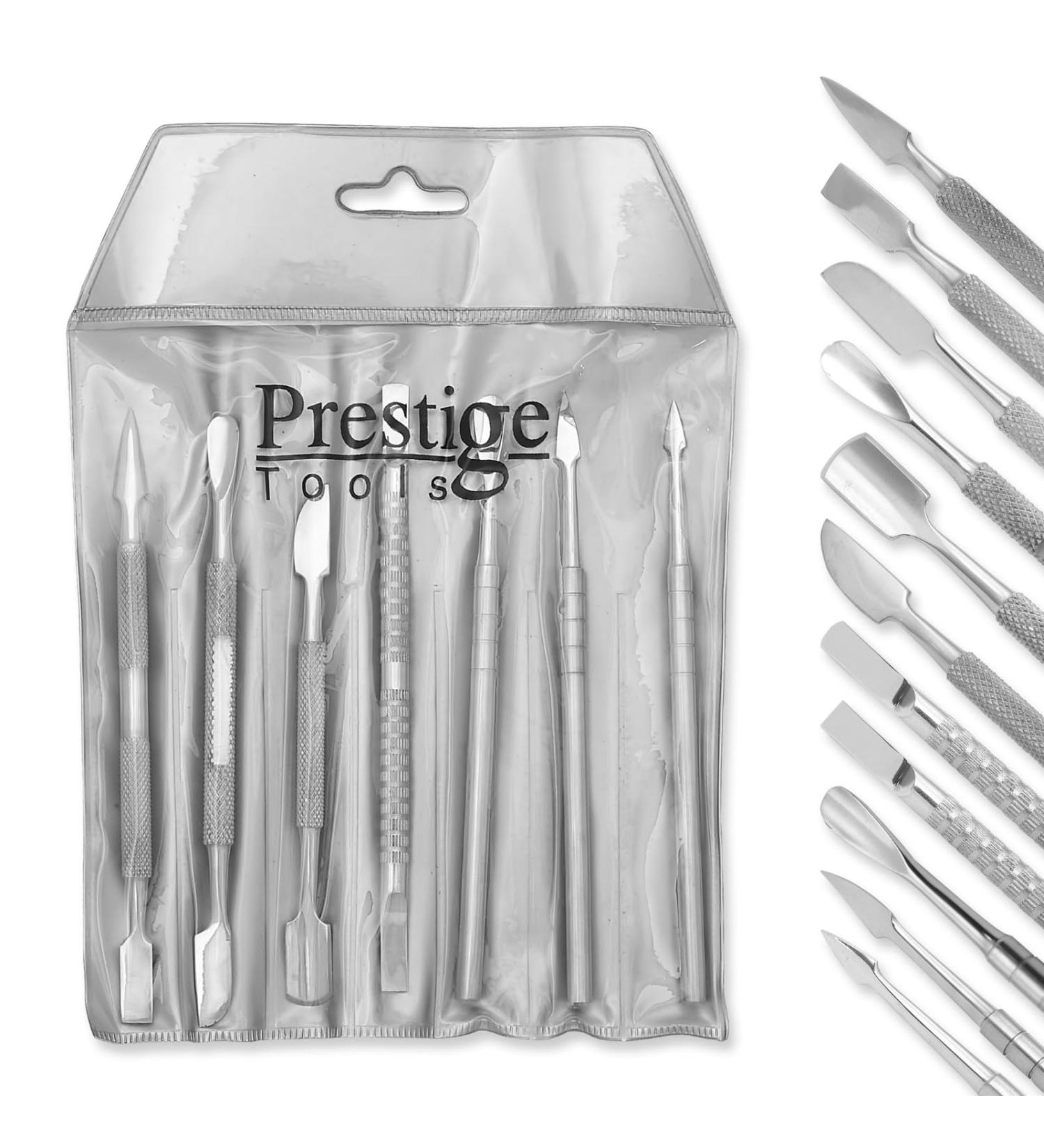 Cuticle Pusher Manicure Pedicure Double Single Ended Spoon Remover Spatulas Stainless Steel Dual Head Single Durable Tools Gift Ideas PTL