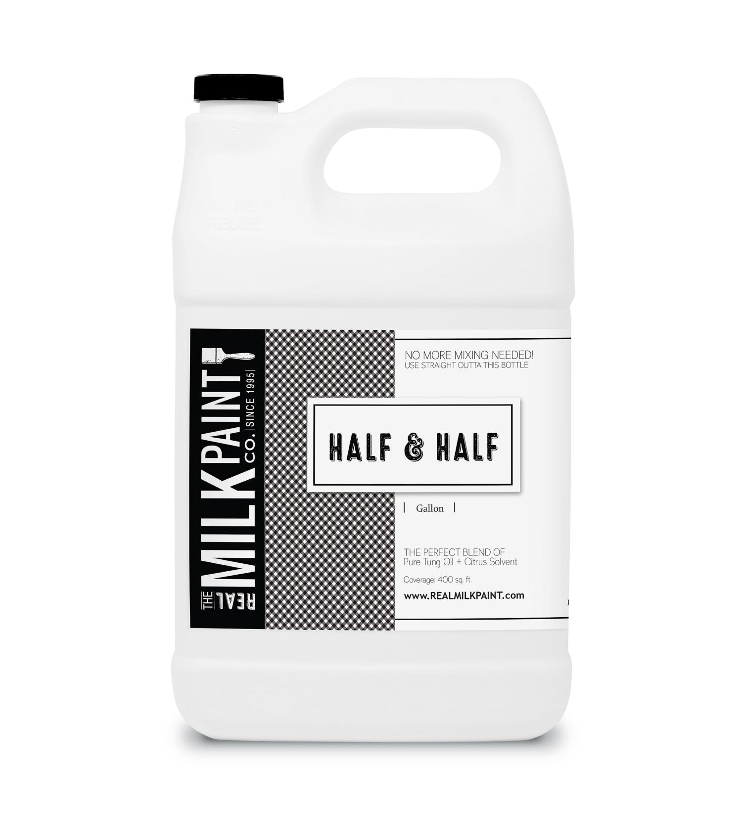 Real Milk Paint Half and Half | Pure Tung Oil & Orange Peel Oil for Food Grade Wood Finishing | 1 Gallon (128 Fl Oz - Buy Online on GoSupps.com
