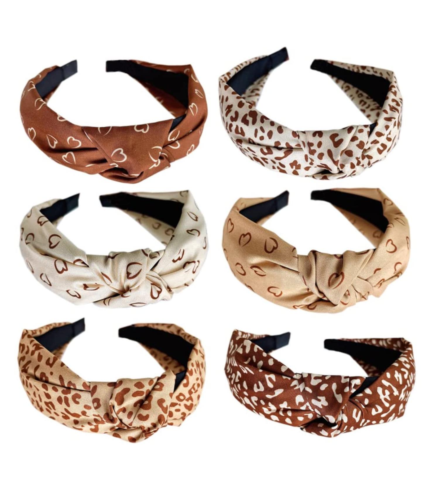 Headbands for Women Alice Bands Mixed Printed Fabric Hair Band Adult Women Hair Bands Fashion Headbands Knot Hair Accessories (hairband_6cafe) - Buy Online on GoSupps.com