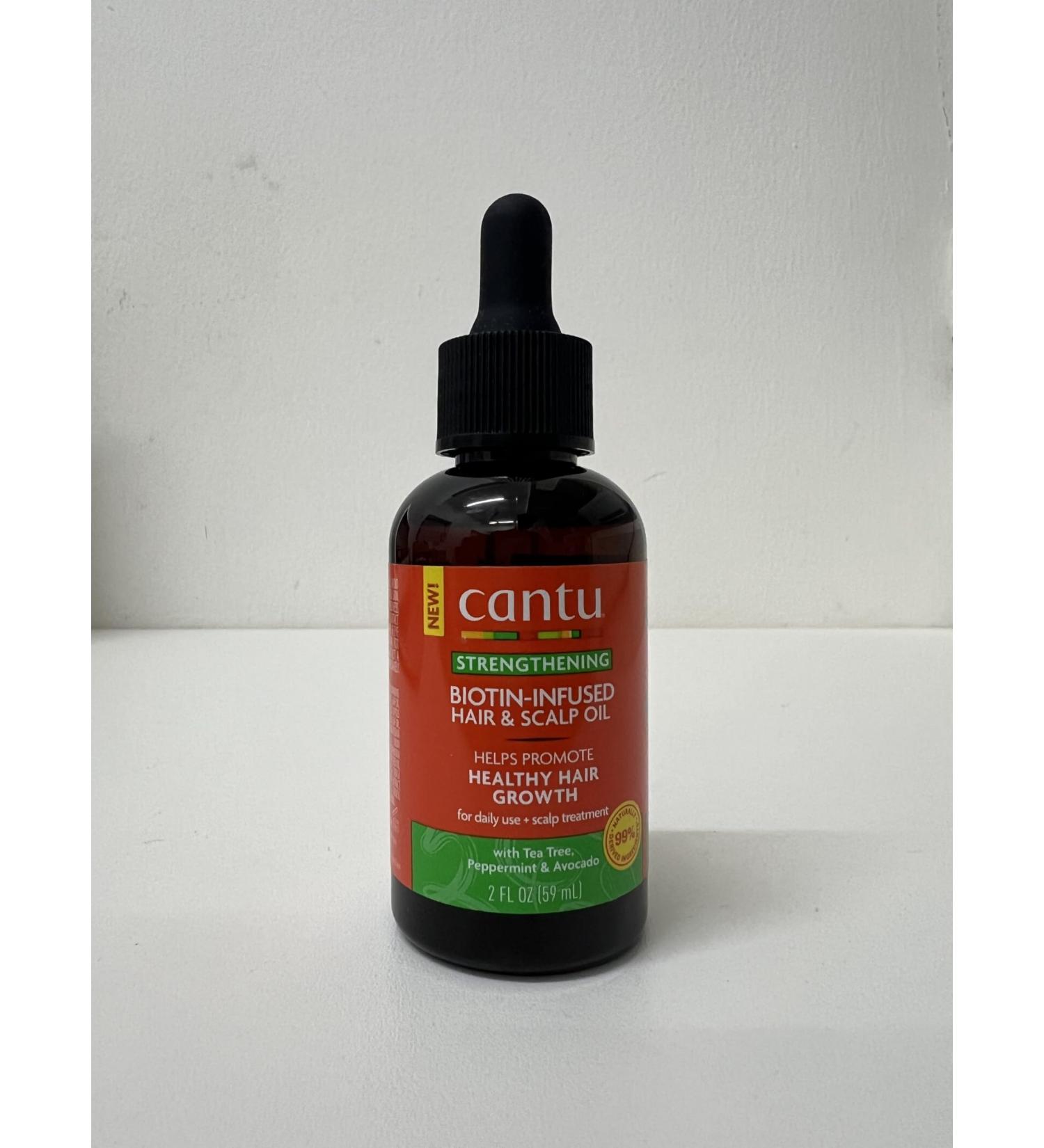 Cantu - Huile Base de Romarin de Menthe et de Biotine pour le Cuir Chevelu et les Cheveux 95 ml (L emballage peut varier) Romarin 95 ml (Lot de 1)