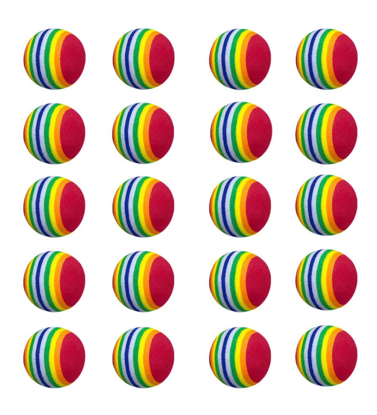 Scott Edward Air Golf Practice Balls - 20pc Bright Multicolor Lightweight Sponge Balls for Indoor/Outdoor Training, Backyard Hitting Mat - Soft for Kids & Pets (Red) - Buy Online on GoSupps.com