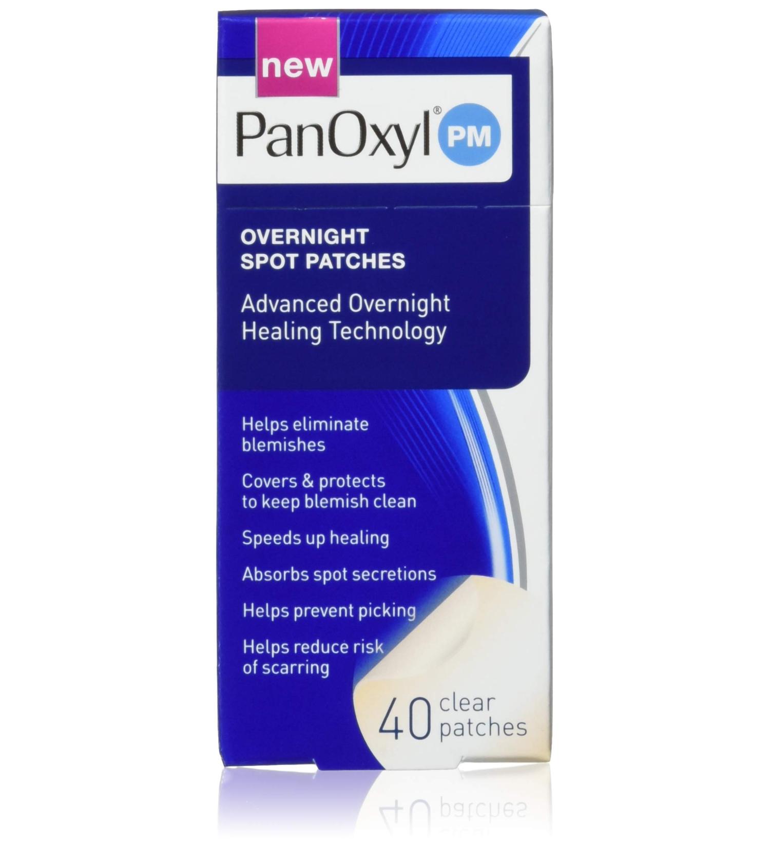 Panoxyl PM Overnight Spot Patches - 40 Count (Pack of 3) | Advanced Hydrocolloid Healing Technology - Buy Online on GoSupps.com