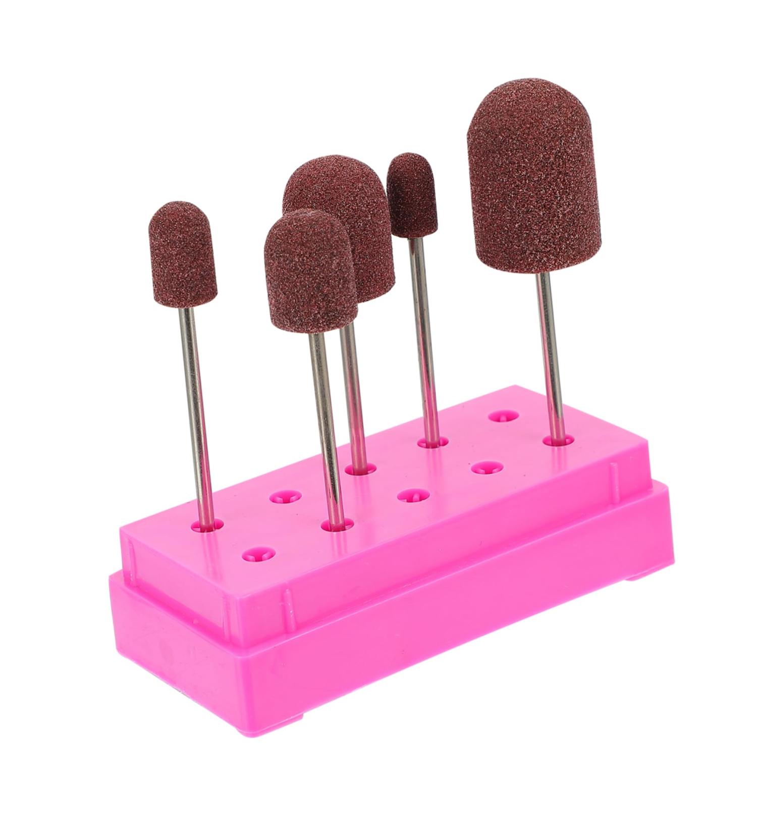 Toddmomy 1 Set Nail Sand Ring Cap Nail Drill Kit acrylic nail drill Nail Art Drill Bit Tool Nail Art Bit Tools nail cleaner tool nail bit Manicure Accessory Polishing sand care to rotate 8x6cm Rosy - Buy Online on GoSupps.com