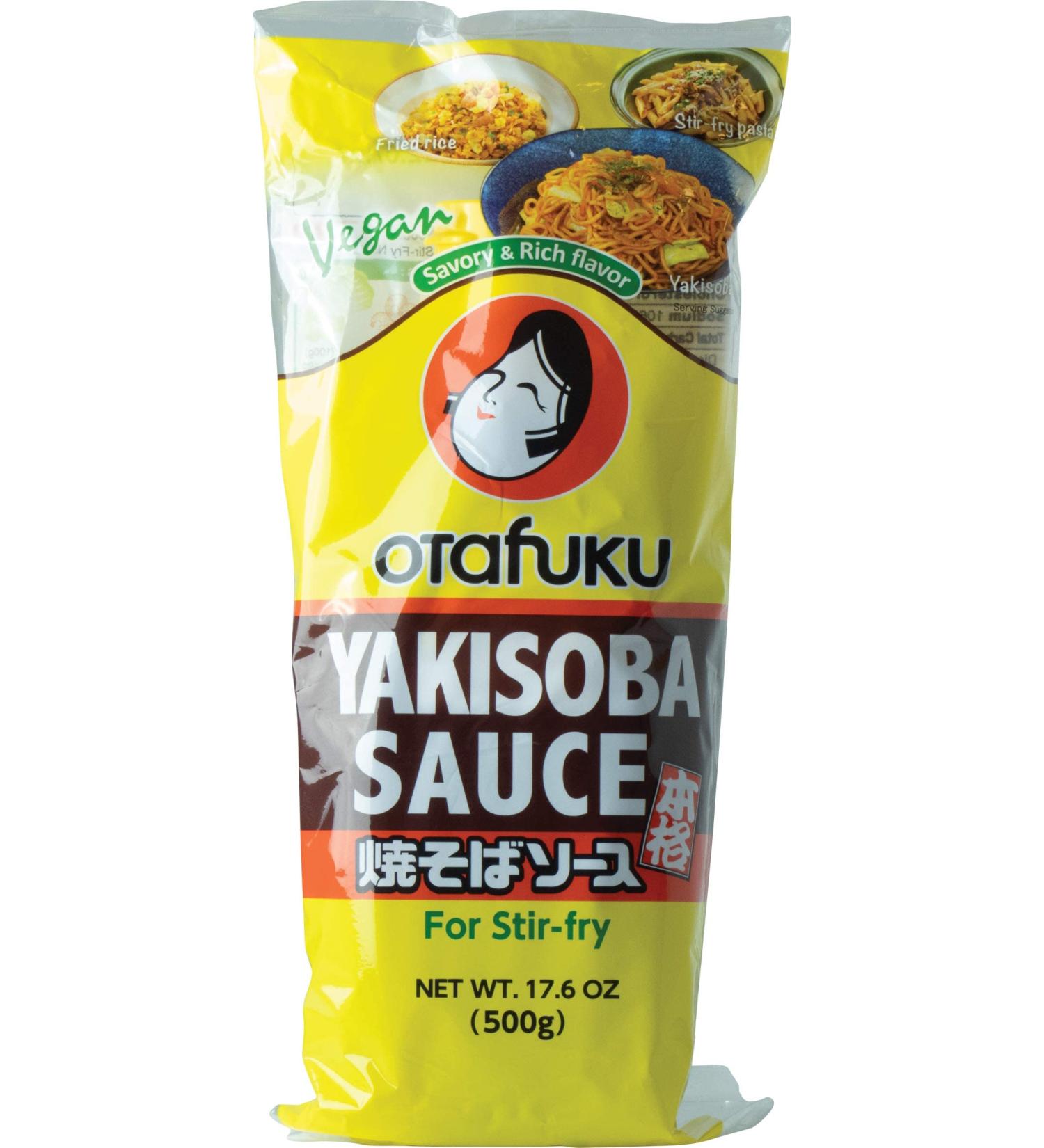 Otafuku Yakisoba Sauce Aromatic Japanese seasoning sauce to refine fried noodles and many other dishes (1 x 422 ml)