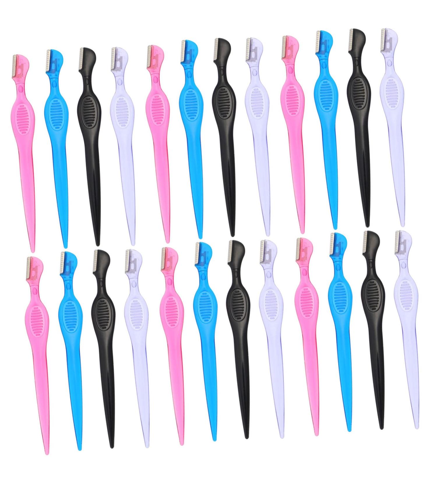 Beavorty 24-Strip Eyebrow Trimmer Kit - Stainless Steel Razor for Women - Precision Face Grooming Tools - Buy Online on GoSupps.com