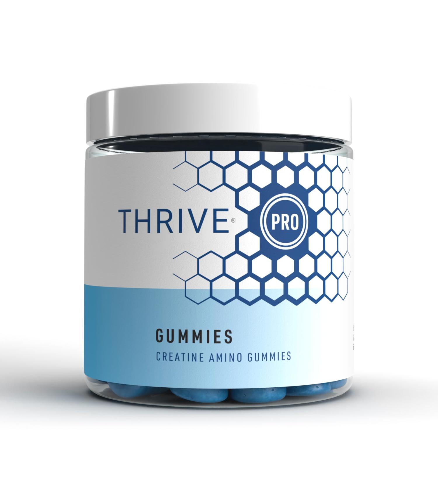 Le-Vel Thrive PRO Gummies - Creatine Nutritional Supplement Gummies 60 Count - Supports Brain Function Muscle Recovery Endurance 30 Servings - Buy Online on GoSupps.com