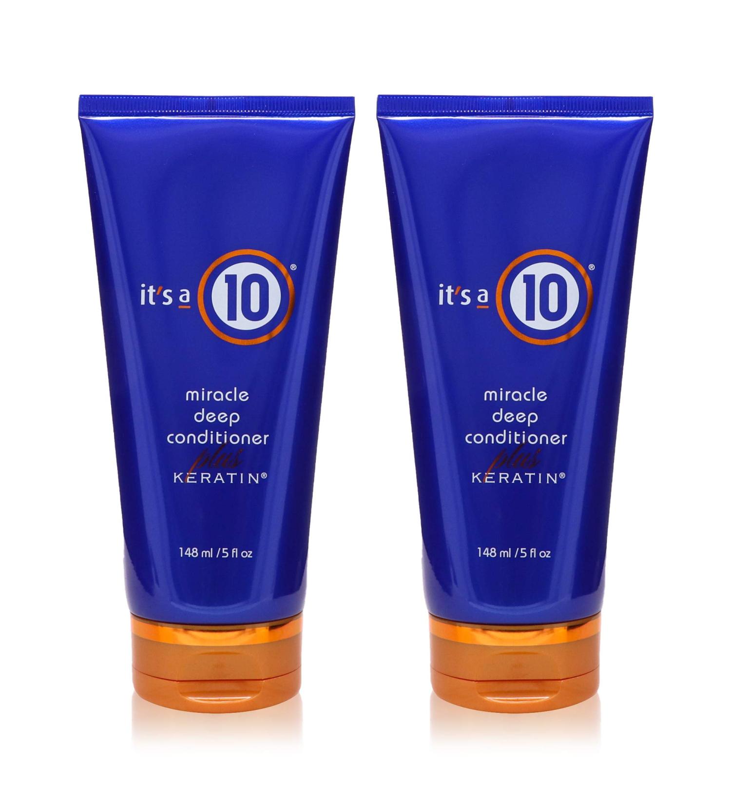 It's a 10 Haircare Miracle Deep Conditioner plus Keratin 5 fl. oz. (Pack of 2) - Strengthens and Nourishes Hair - Buy Online on GoSupps.com