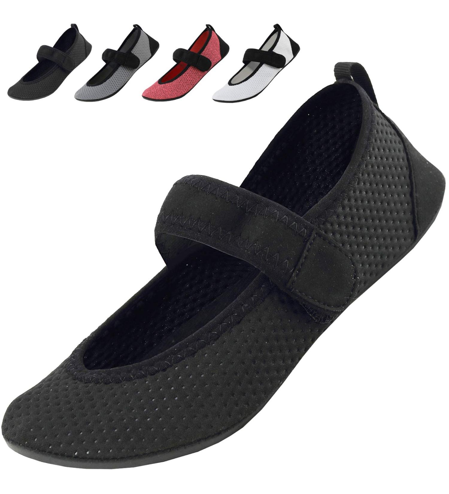 Acfoda Unisex Barefoot Shoes - Velcro Fastener Sizes 36-47 Black - International Shipping Available - Buy Online on GoSupps.com