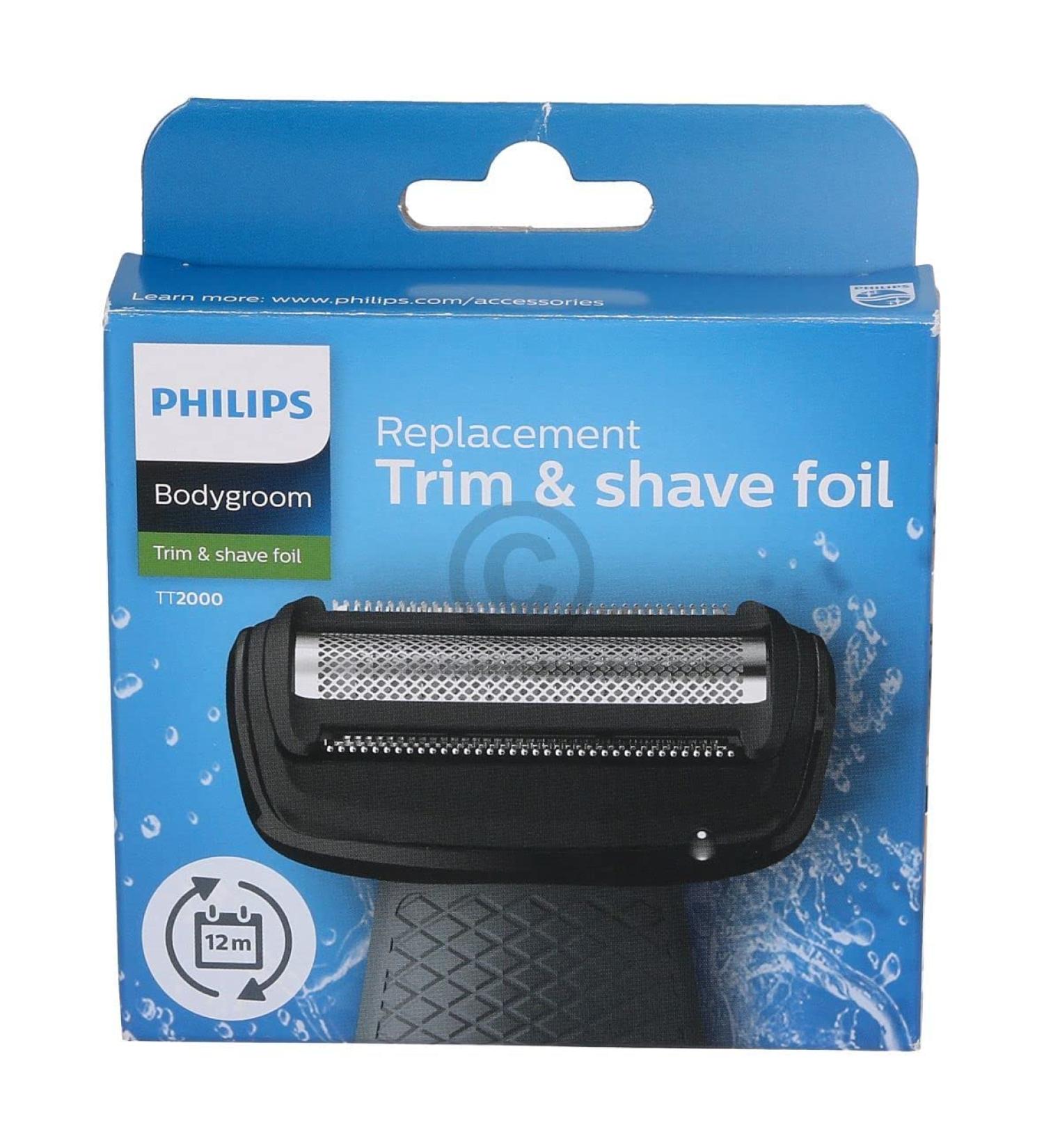 Buy Shaving Head Compatible with PHILIPS TT2000/43 - High-Quality Shaving Foil for Hair Trimmers & Body Shavers | International Shipping Available - Buy Online on GoSupps.com