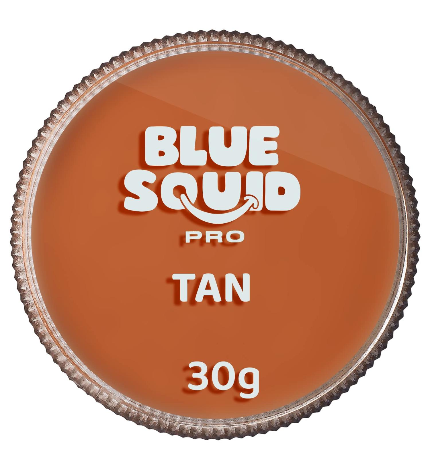 Blue Squid PRO Classic Tan Face Paint - 30g Water Activated Makeup for Adults & Kids - Halloween SFX Facepaint - Buy Online on GoSupps.com