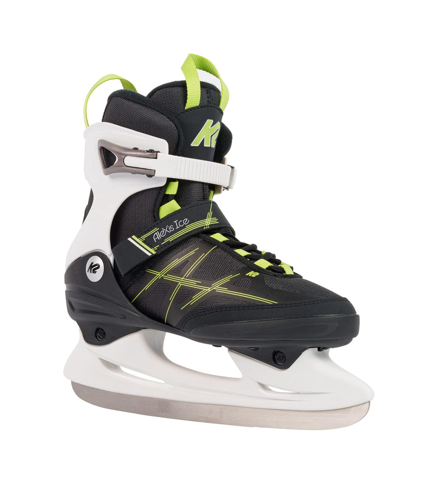 K2 Skates Women's Ice Skates Alexis Ice - Gray/Green EU 39.5 (UK 6 / US 8.5) - Shop Internationally! - Buy Online on GoSupps.com