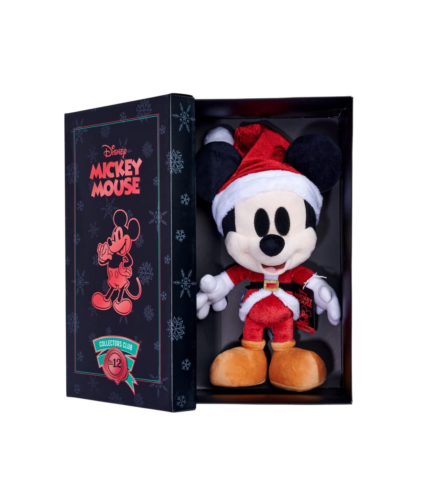 Simba Santa Mickey Mouse Plush Figure - December Edition | Amazon Exclusive Limited Edition 35 cm Collectible Toy in Gift Box | Suitable for Children from Birth - Buy Online on GoSupps.com