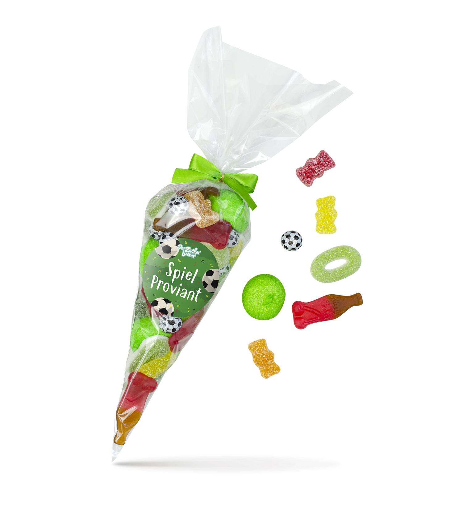 Game provisions colorful football candy bag ideal gift idea for football fans and football friends Bag - Game provisions
