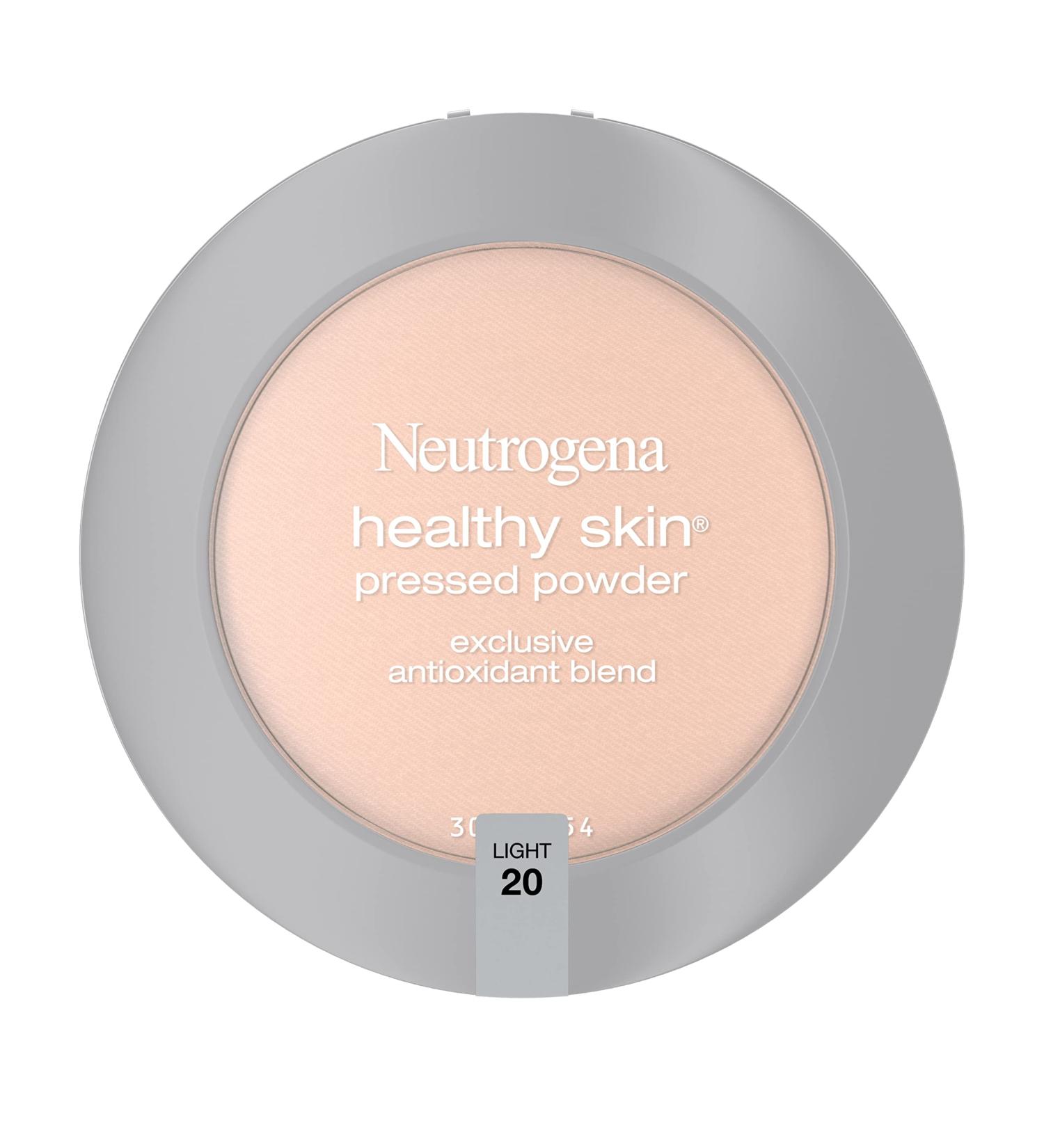 Neutrogena Healthy Skin Pressed Makeup Powder Compact - Evens Skin Tone, Minimizes Shine, Conditions Skin - Light 20.34 oz - Buy Online on GoSupps.com