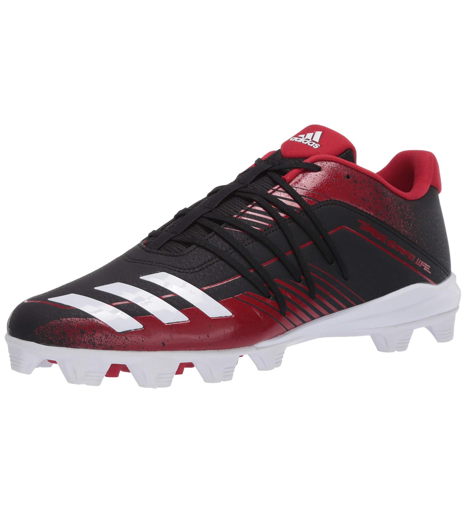 adidas Men's Afterburner 6 Grail Md Cleats Baseball Shoe 12 - Core Black/White/Red - Buy Online on GoSupps.com