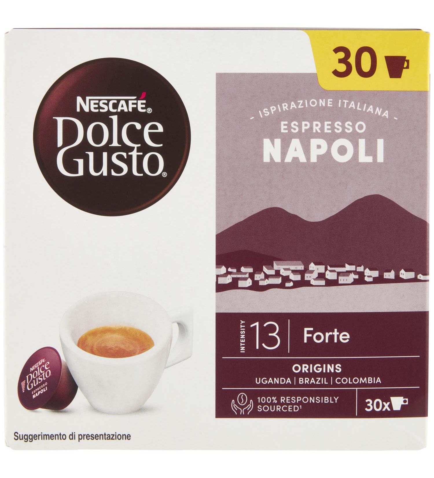  Nescaf Dolce Gusto NESTLE NESC. DOLCE GUSTO ESPRESSO NAPOLI FORTE 30 CAPSULES - Buy Online on GoSupps.com