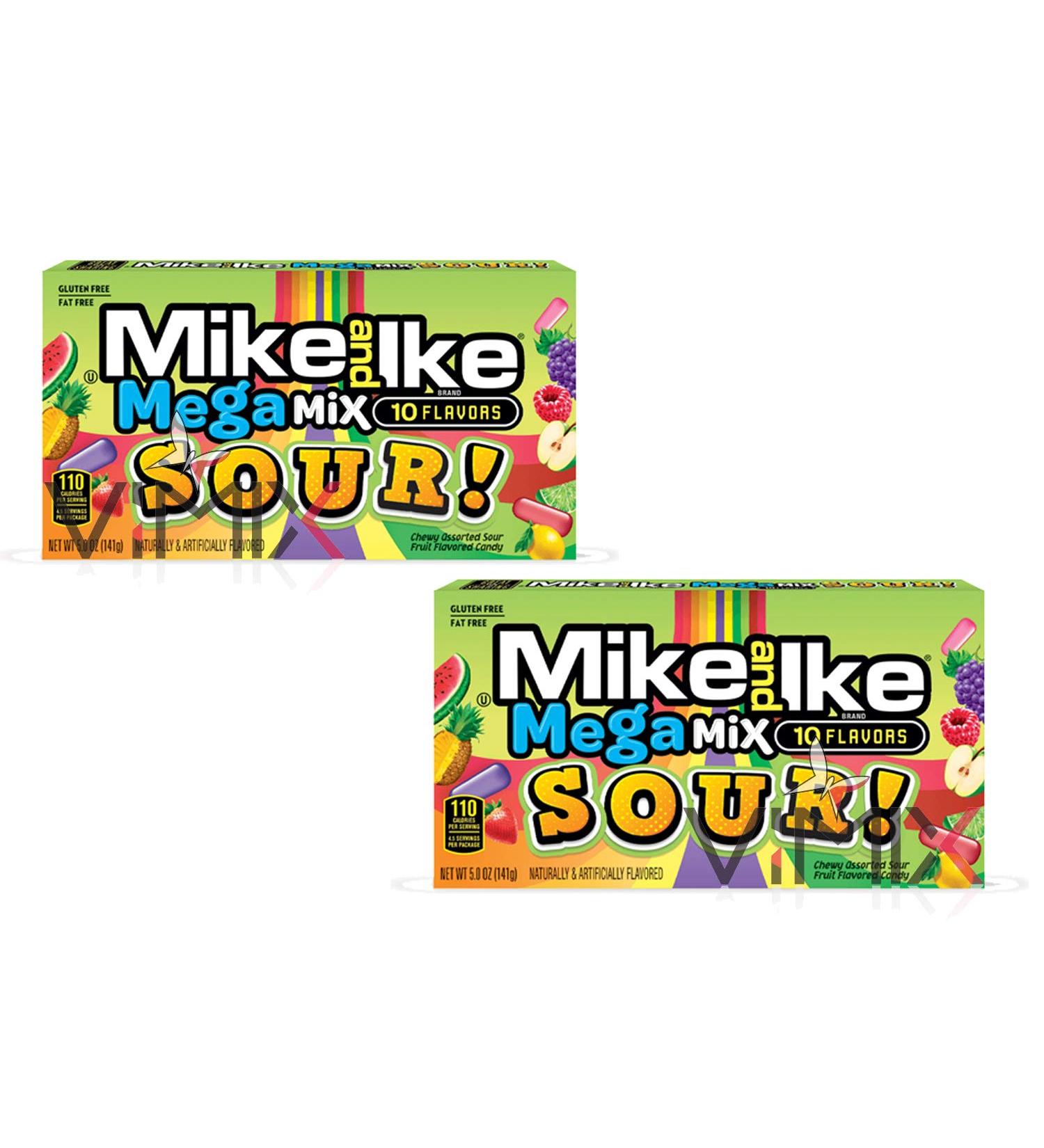 GREAT BRITISH TRADING LIMITED Mike & IKE Mega Mix Theatre Box 02 x 141 g