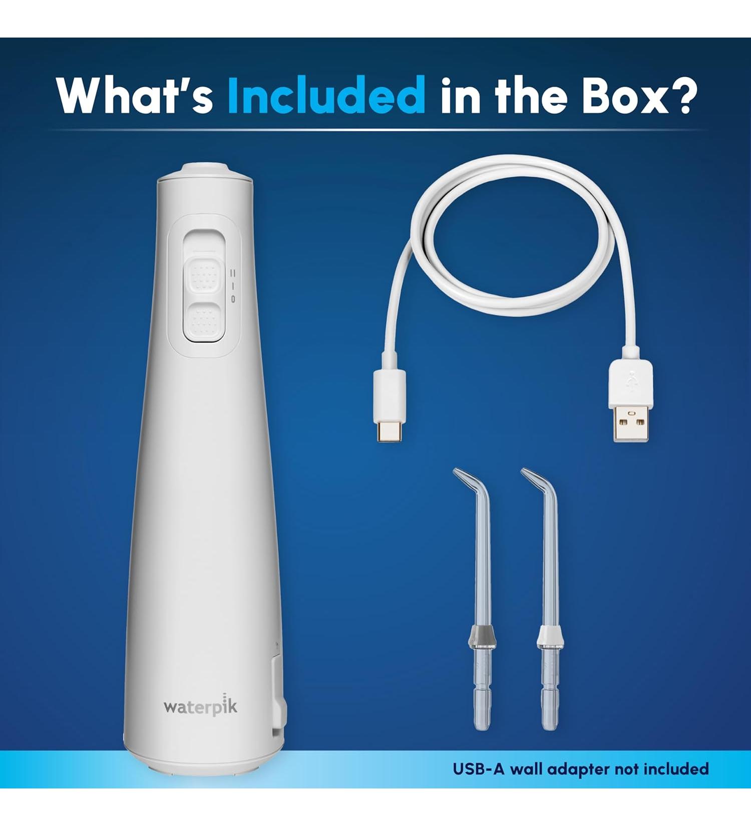 Waterpik Cordless Pulse Rechargeable Portable Water Flosser - White - Buy Online on GoSupps.com