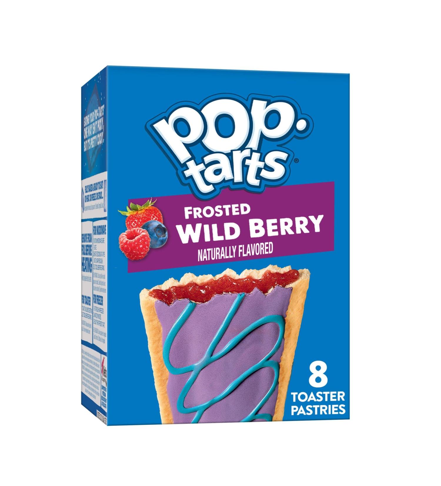 Pop-Tarts Toaster Pastries  Breakfast Foods  Kids Snacks  Frosted Wild Berry  13.5oz Box (8 Pop-Tarts) NEW-Wild Berry - Buy Online on GoSupps.com