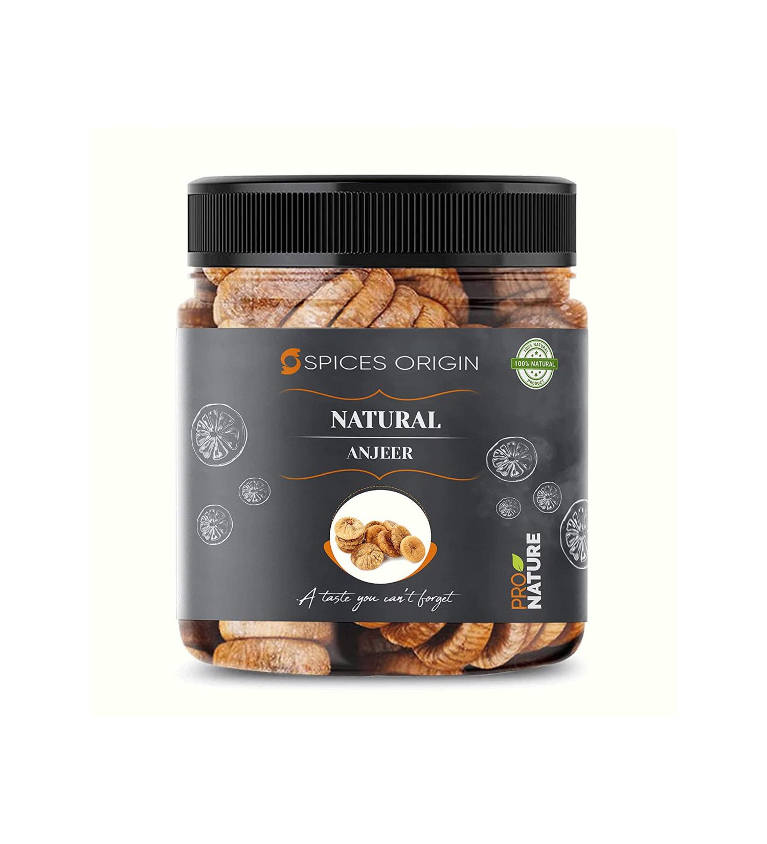 Spices Origin Dry Fruits Combo Pack 1 Kg (250g * 4) Almonds Cashews Anjeer and Black Raisins (Seedless) Deepawali Gift Pack for Family Friends Corporate Office Gifts_Packing May Vary