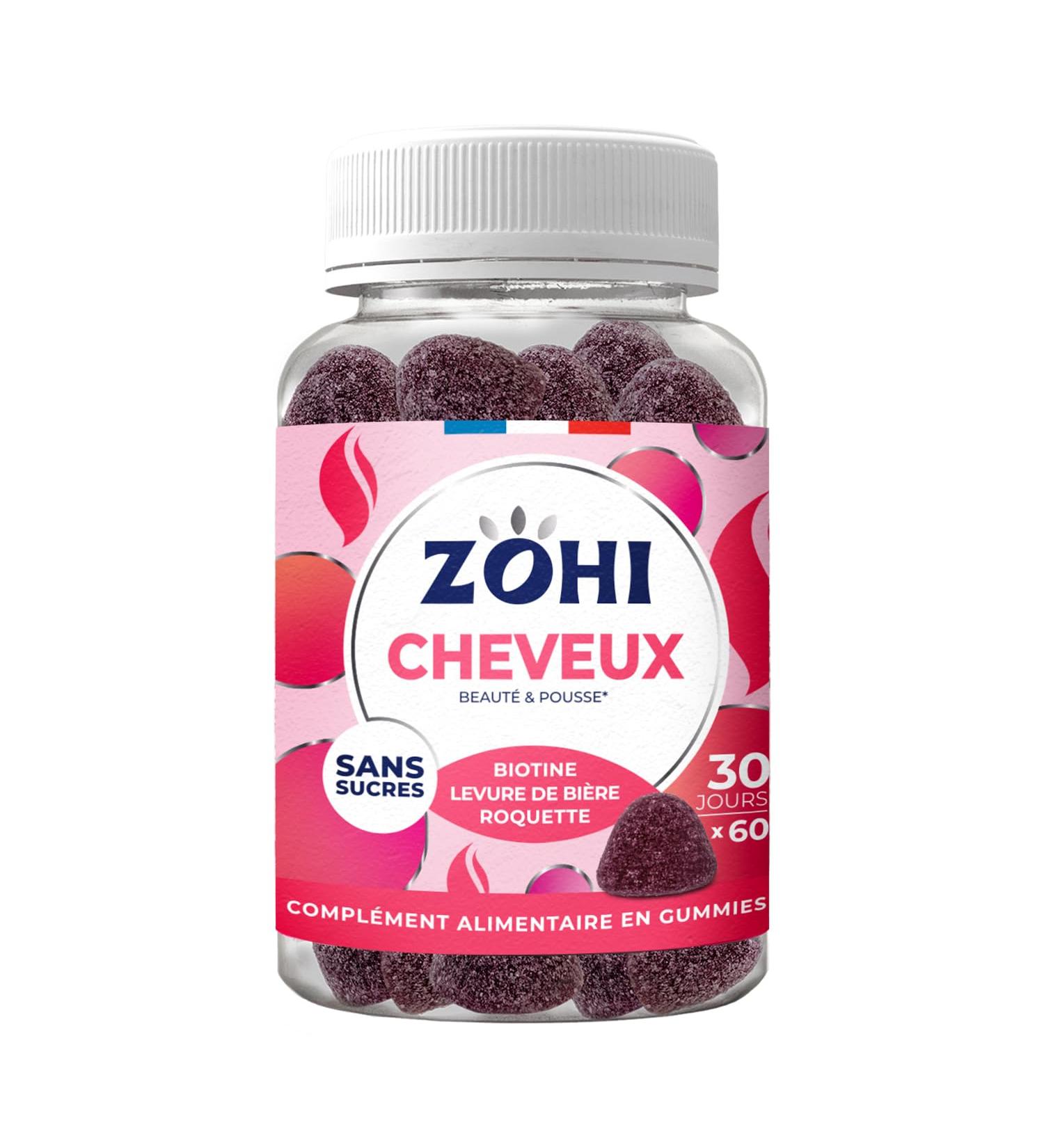 ZOHI Food Supplement - Hair Gummies Promoting Hair Growth and Beauty - Selenium - 60 Fruit Gums Cherry Flavor Sugar Free Veg - Buy Online on GoSupps.com