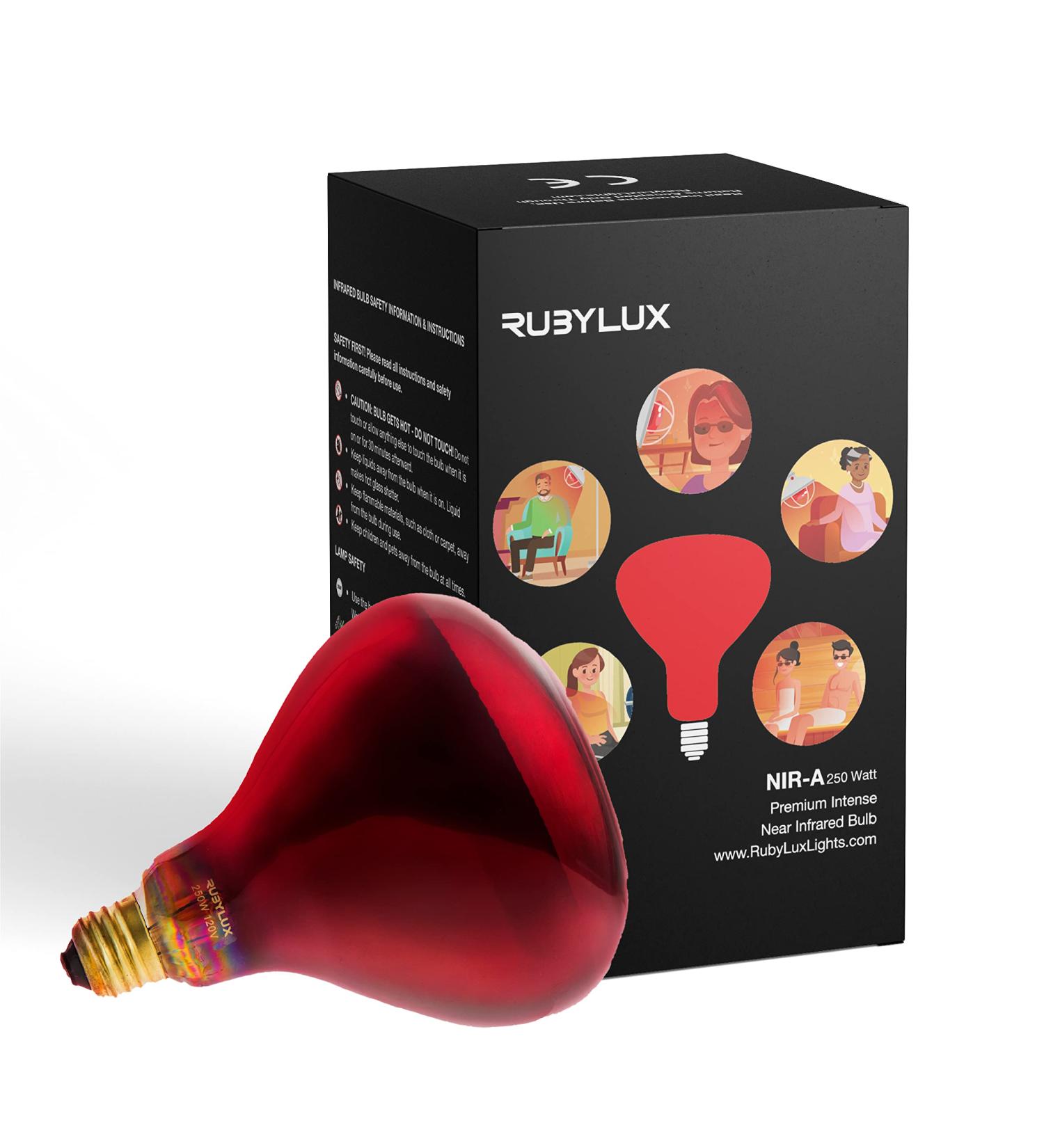 RubyLux NIR-A Near Infrared Bulb Grade A - 1 Pack - Buy Online on GoSupps.com
