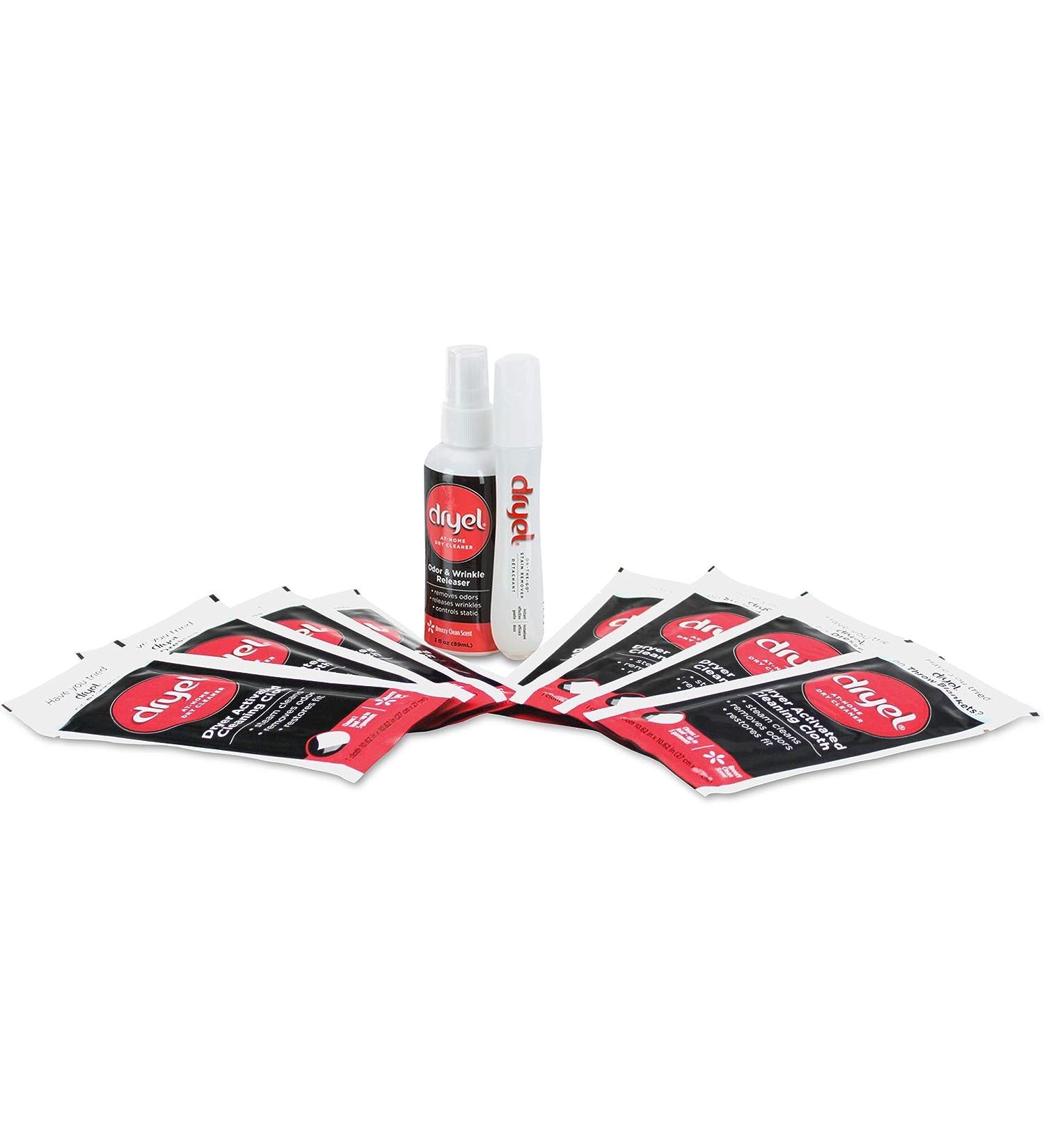 Dryel At Home Dry Cleaner Refill Kit - Gentle Laundry Care for Special Fabrics - 10 Load Capacity - Buy Online on GoSupps.com