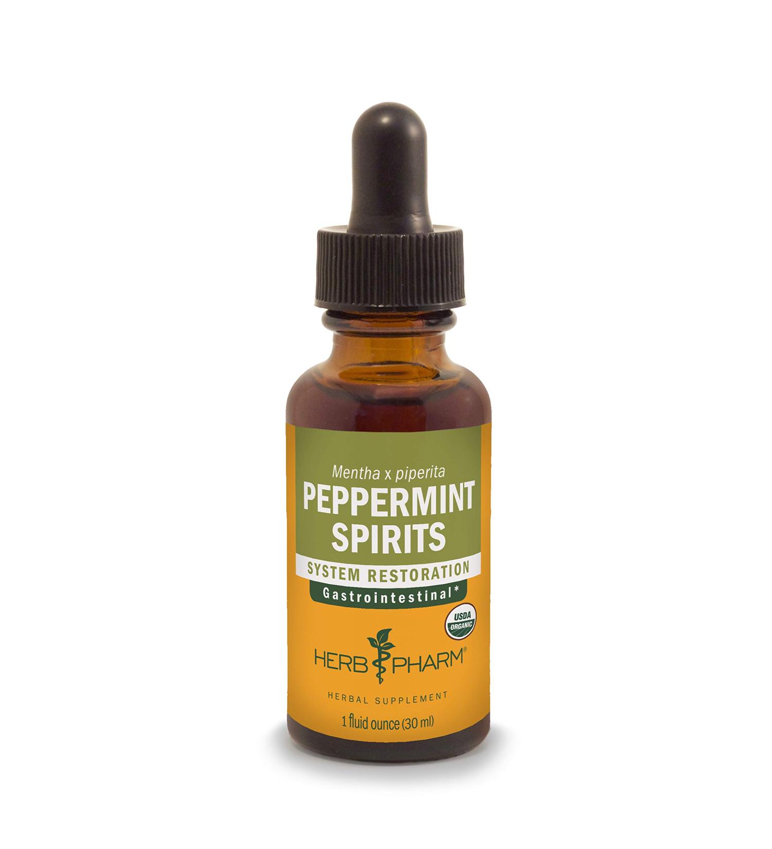 Herb Pharm Peppermint Spirits 1 fl oz â€“ Natural Digestive Support & Aromatic Flavor - Buy Online on GoSupps.com