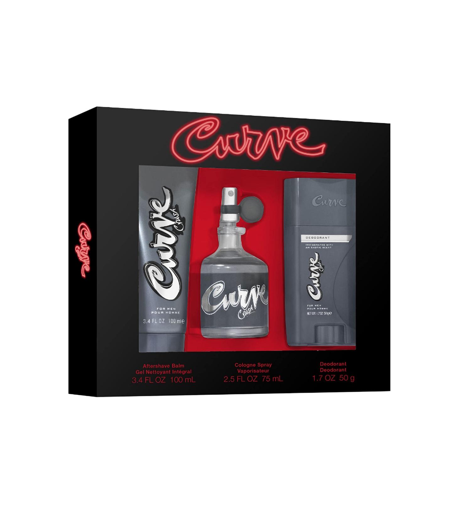 Curve Crush For Men Fragrance 3 Piece Gift Set 3 Piece Set