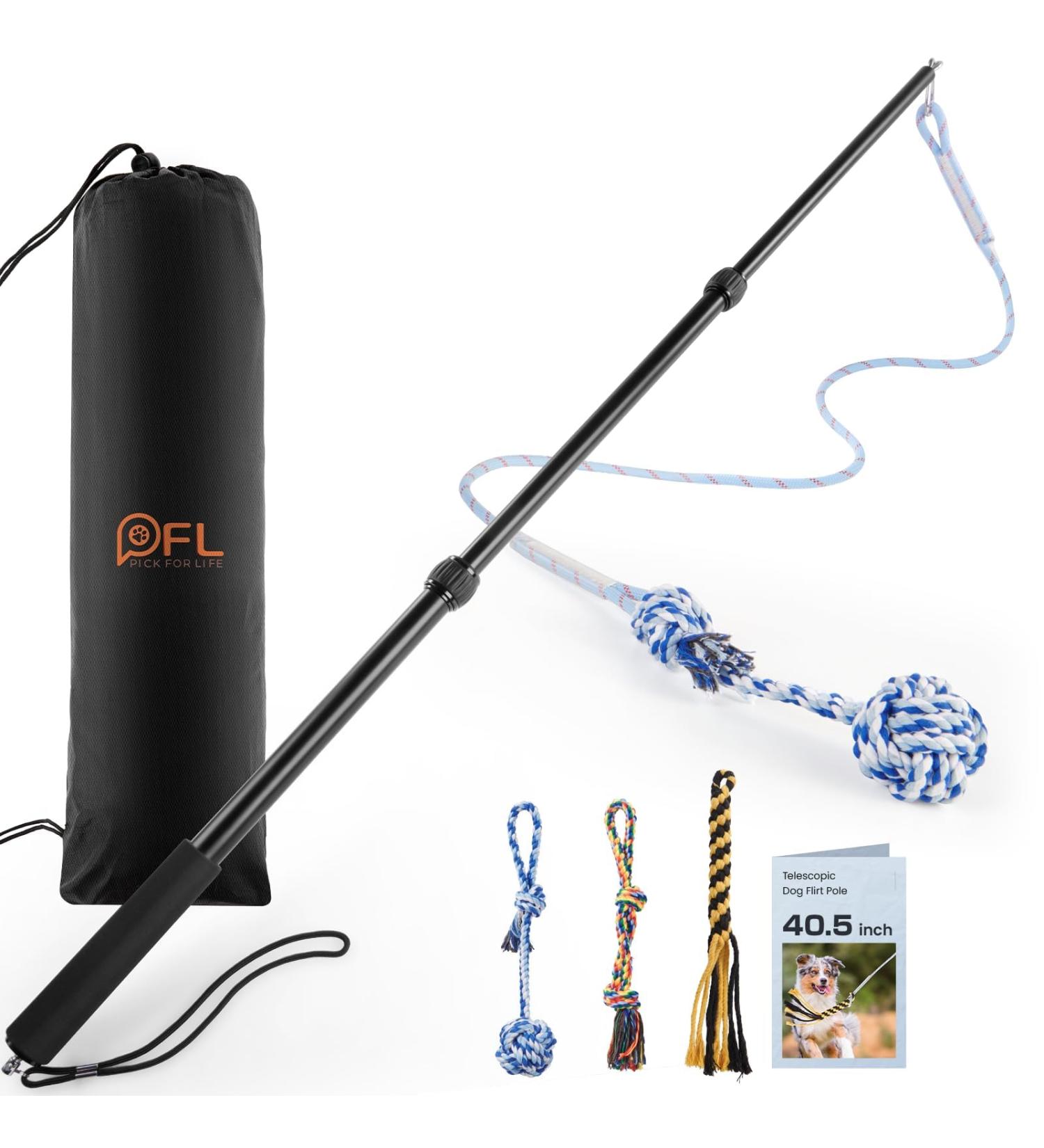 Buy Pick for Life Updated Irritating Lack Dogs - Professional Interactive Dog Toy Set with 3 Rope Toys for Training | Durable Aluminum Alloy Design - Buy Online on GoSupps.com