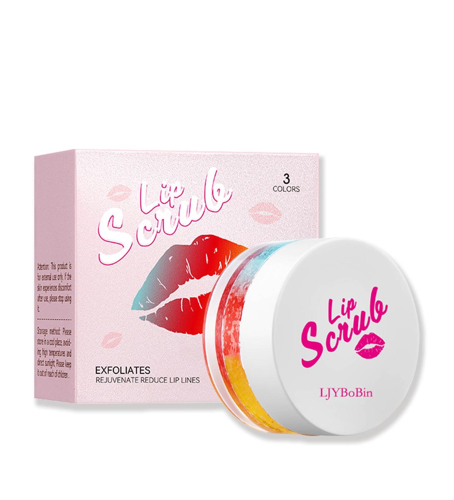 Nourishing Smooth Lip Scrub Soft Long Lasting Moisturizing Lip Scrubber Exfoliator for Men & Women Gentle Non-Greasy Sugar Scrub Lip Cares Moisturizer - Buy Online on GoSupps.com