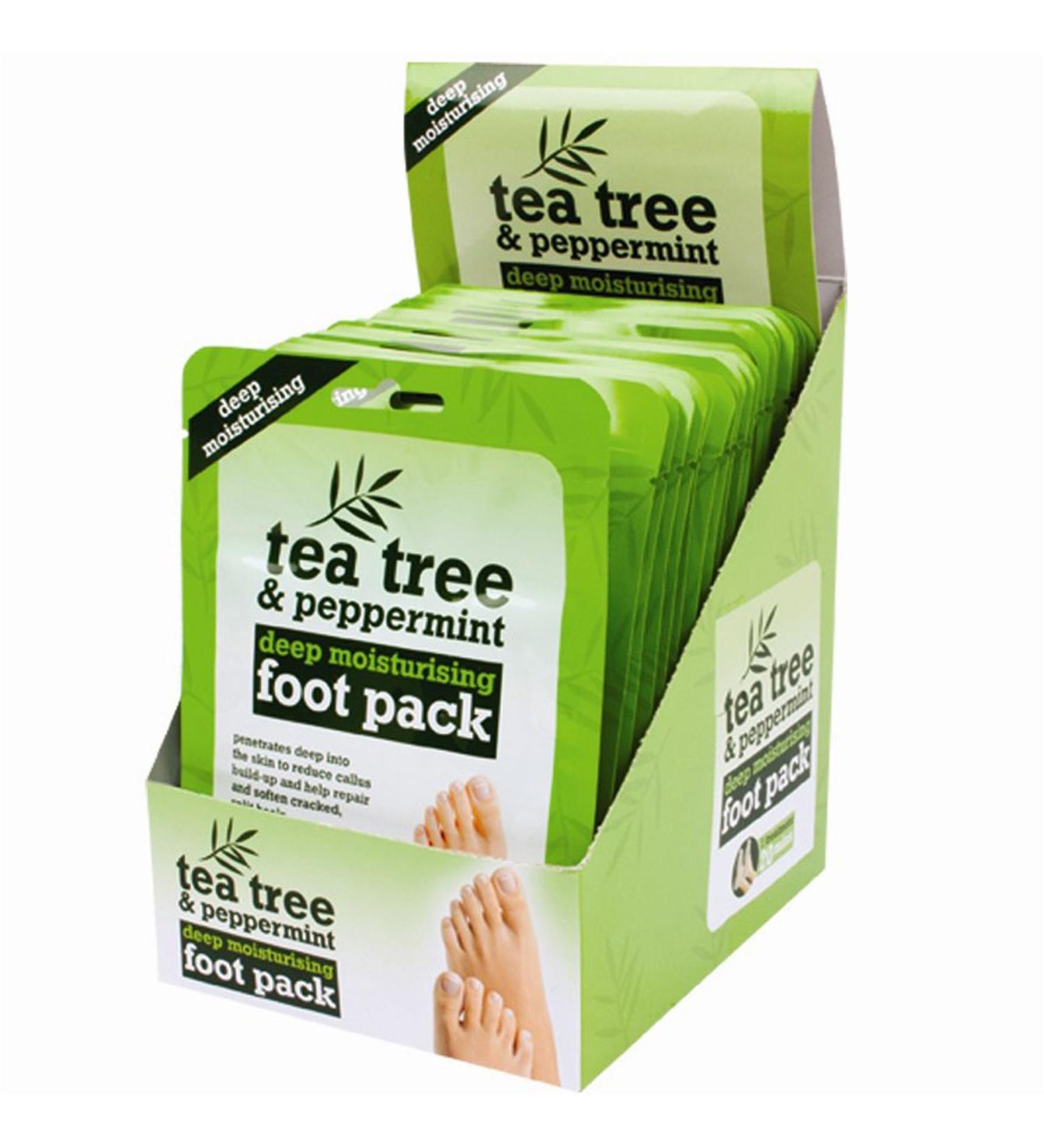 5x Tea Tree Peppermint & Shea Butter Foot Treatment Packs