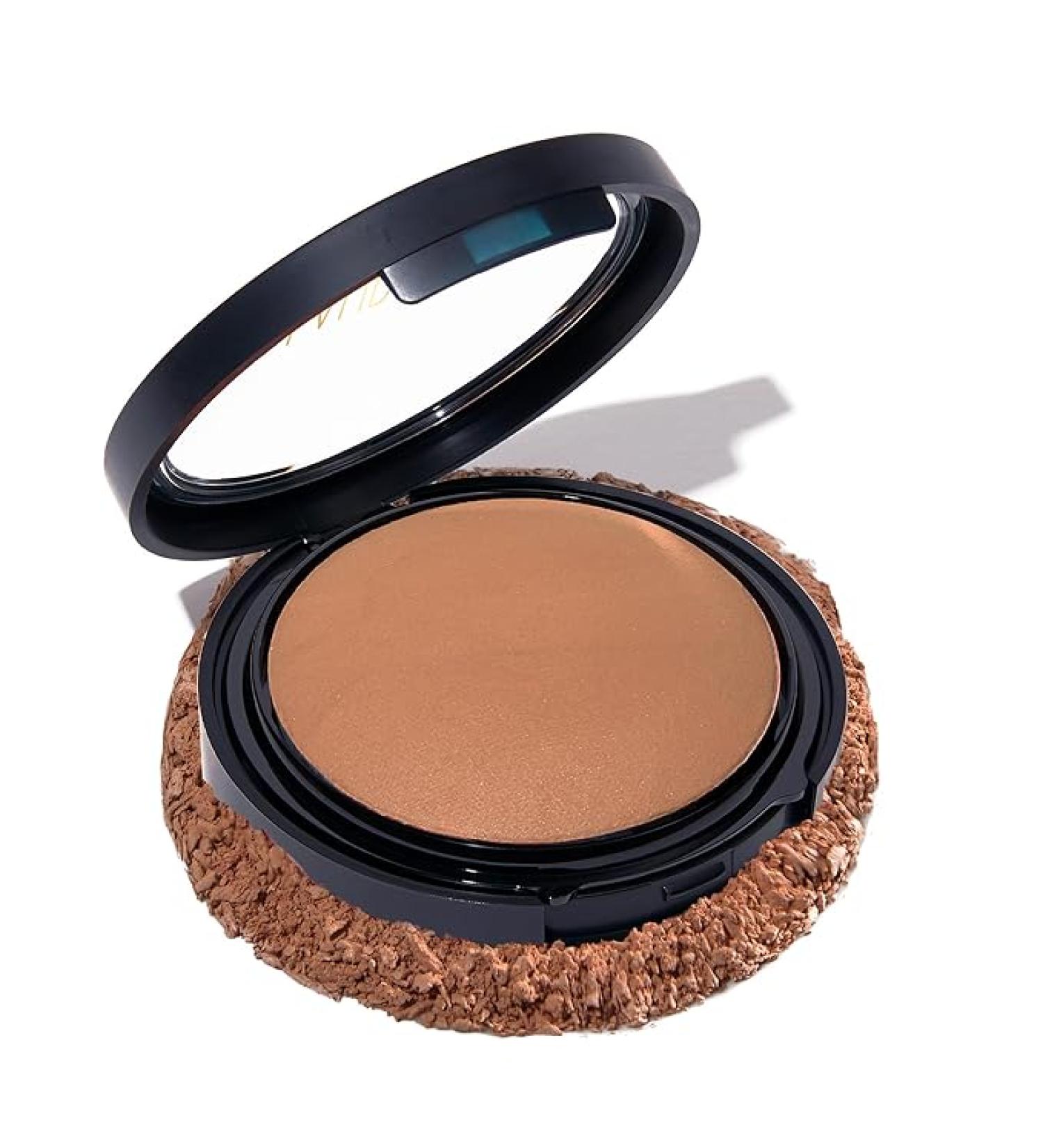 LAURA GELLER NEW YORK Baked Double Take Powder Foundation - Toffee - Buildable Medium to Full Coverage - Matte Finish - Buy Online on GoSupps.com