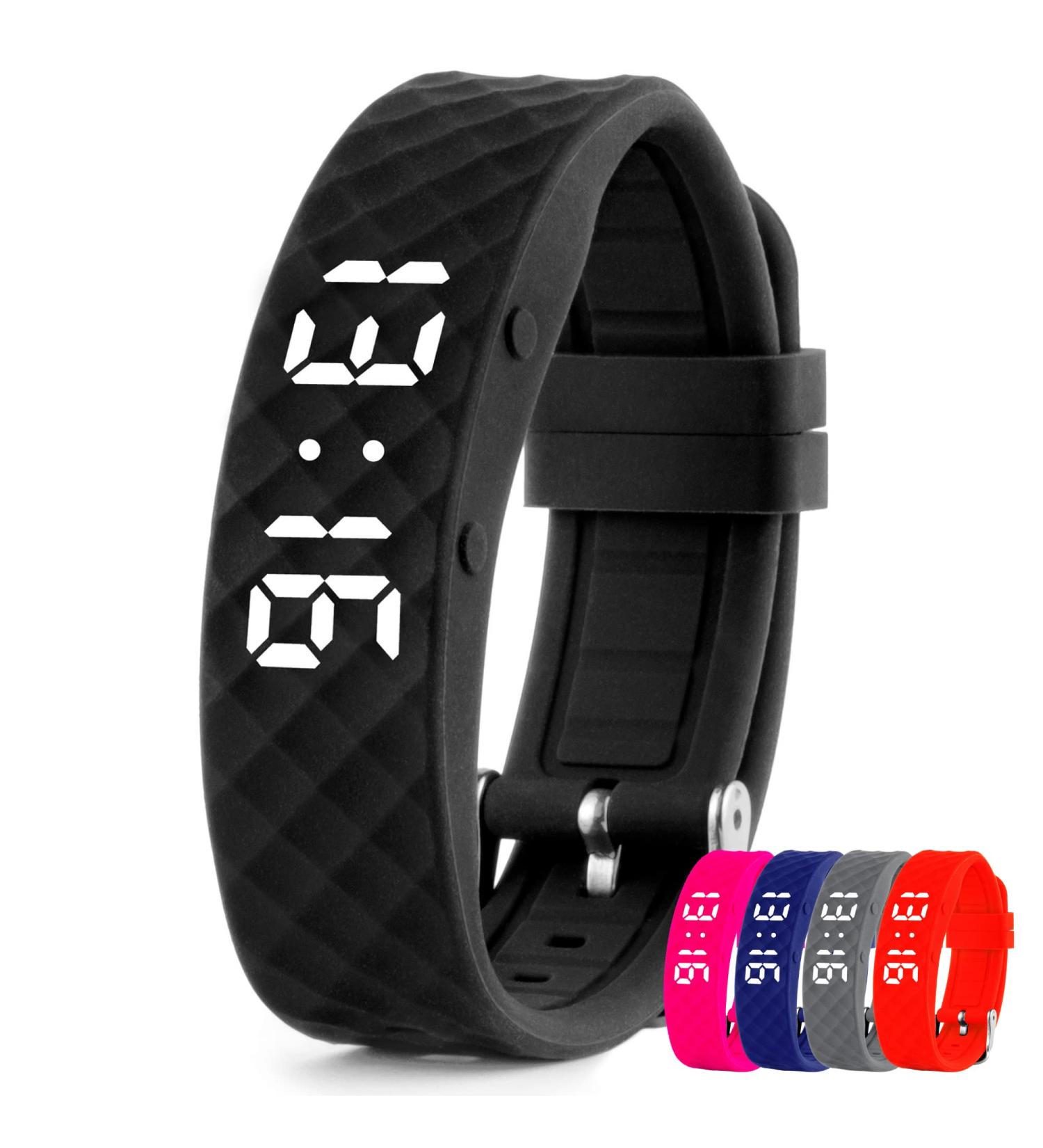 TabTime Vibrating Alarm Reminder Watch - Small (Black) | Up to 10 Daily Alarms | Portable Reminder Device - Buy Online on GoSupps.com