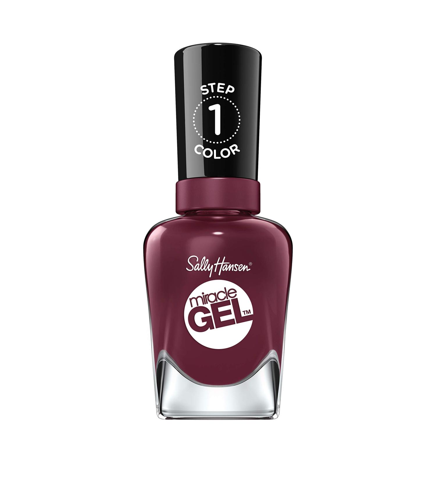Sally Hansen Miracle Gel Purple Nail Polish - V-Amplified Long Lasting Gel Formula No UV Lamp Needed 0.5 Fl Oz - Buy Online on GoSupps.com