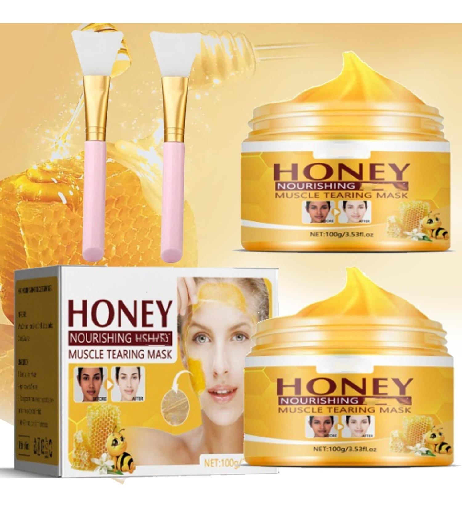 Rejuvenating Honey Tear-Off Mask Honey Nourishing Muscle Tearing Mask Honey Peel-Off Mask Rejuvenating Deeply Cleans Moisturizing Mask Anti-Aging Peel-Off Mask To Reduce Winkles - Buy Online on GoSupps.com