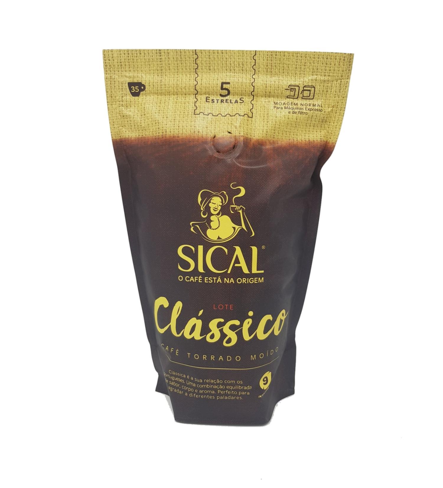 Sical portugaise Clasic - caf moulu normal 5 Estrelas 250G 3 Pack