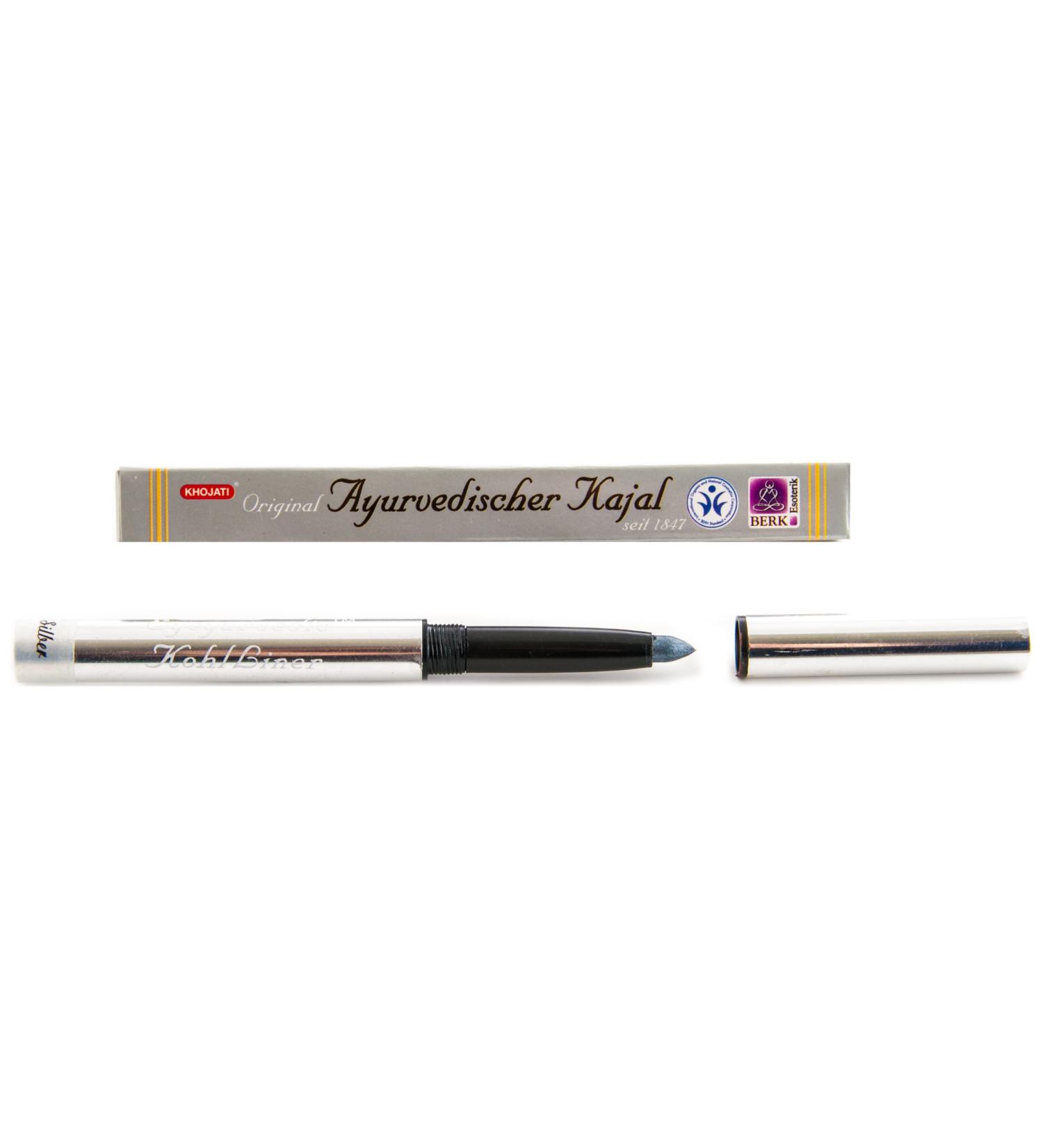 Berk AY-090-15 Ayurvedic Cosmetics - Noble Kajal Silver