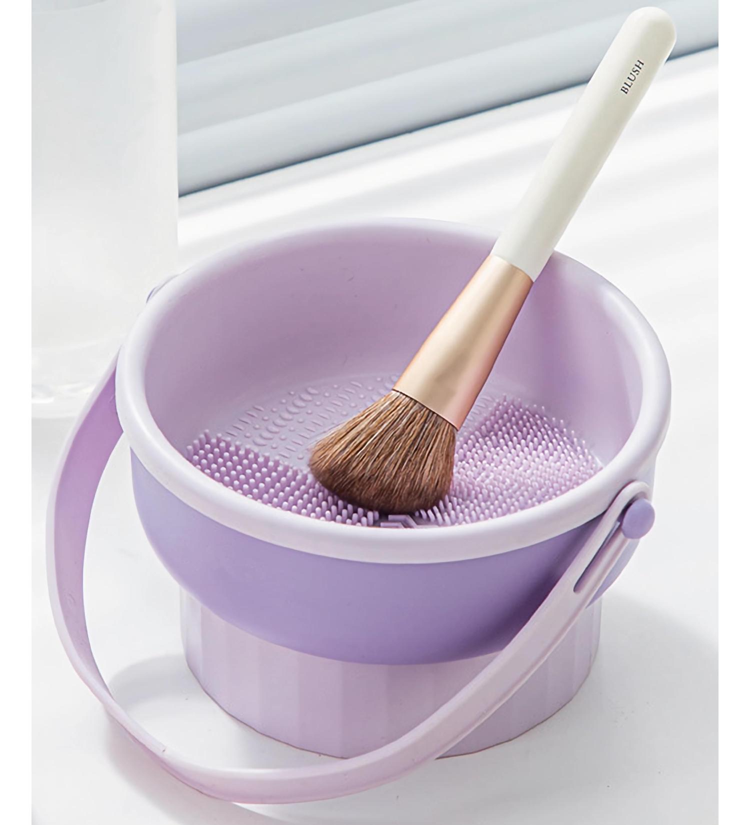 3-in-1 Silicone Makeup Brush Cleaner Bowl & Drying Holder - Essential Tool for Perfectly Clean Brushes - Buy Online on GoSupps.com