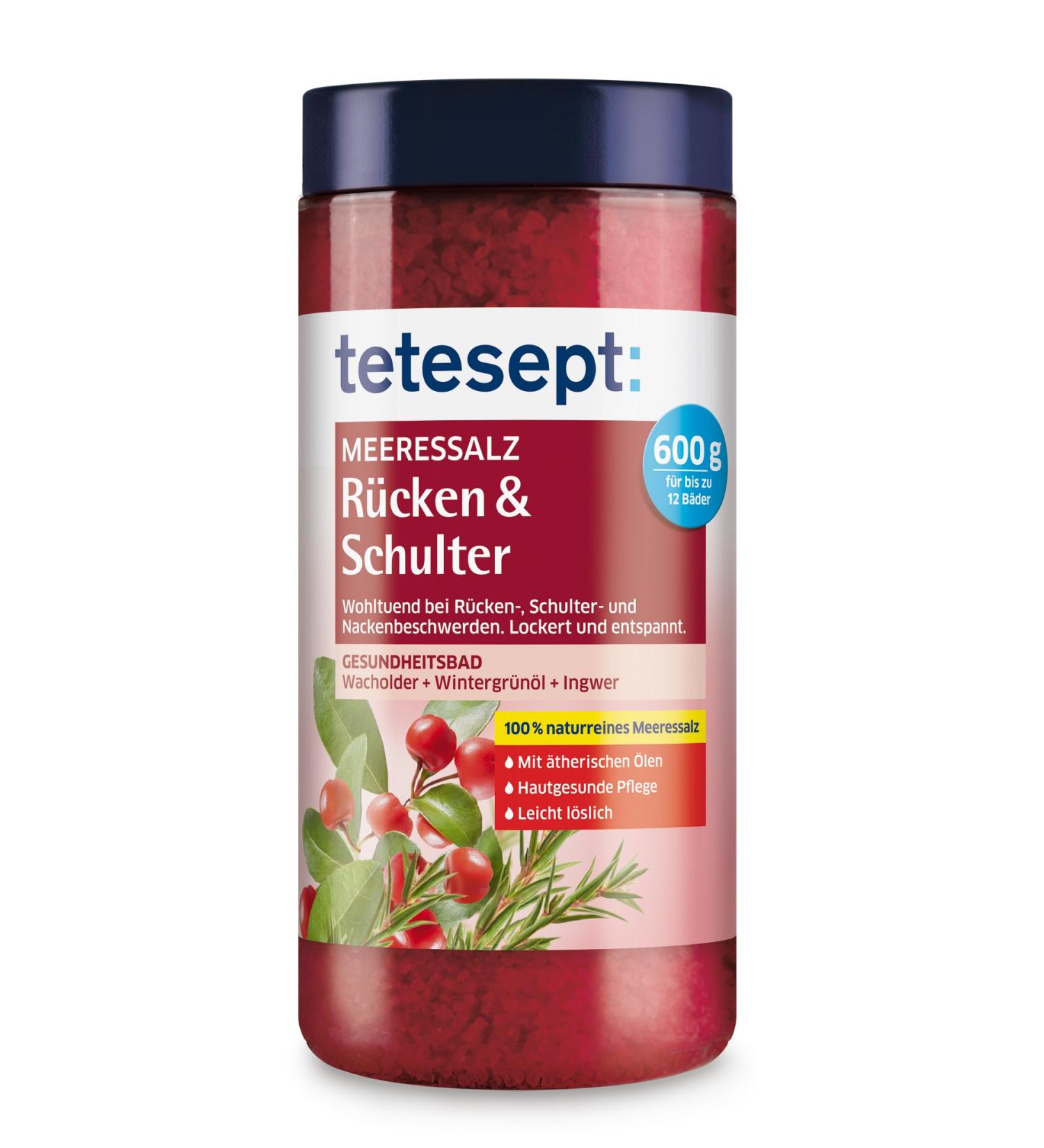 tetesept sea salt back and shoulder 600 g